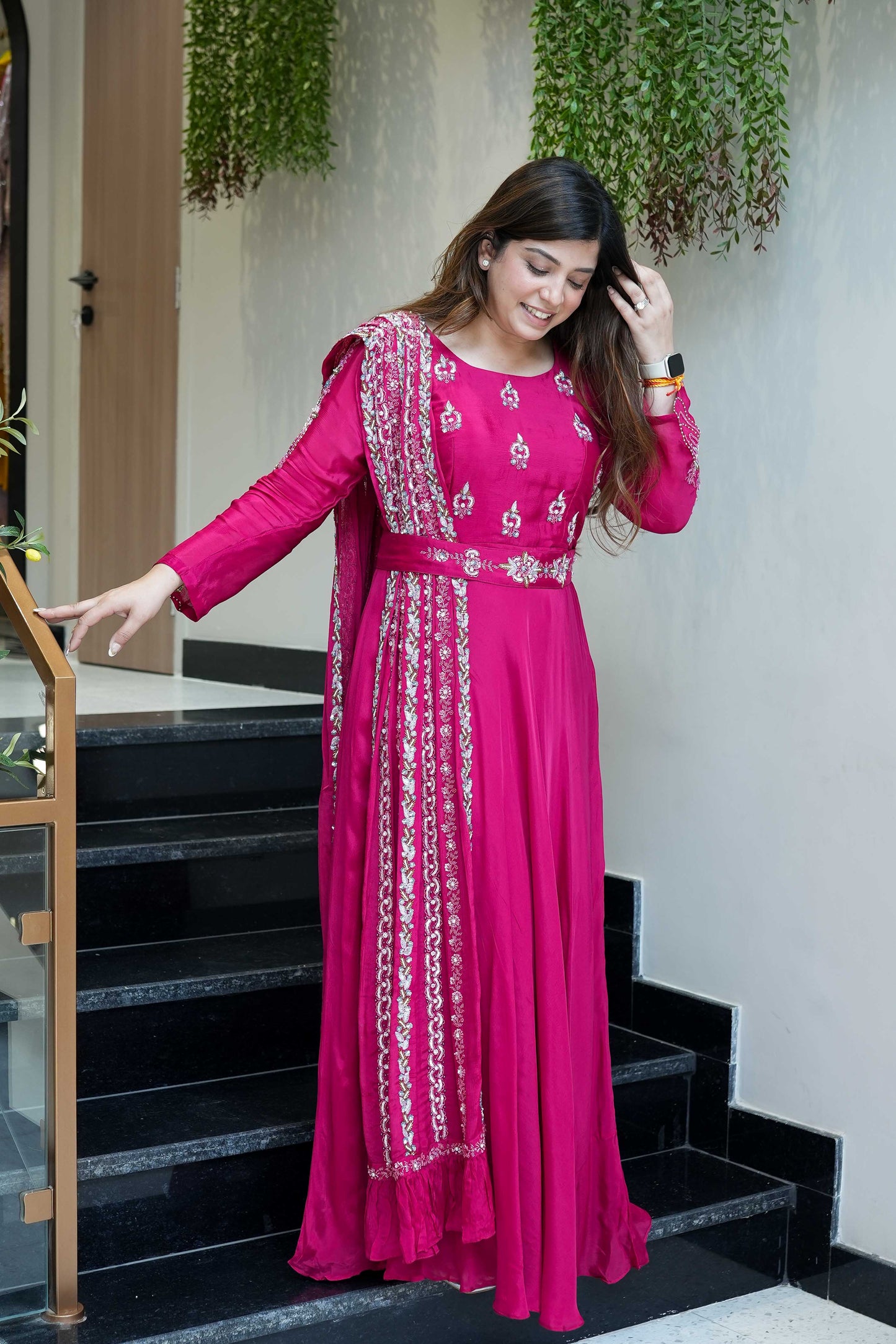 Meeraha Anarkali Suit With Heavy Dupatta