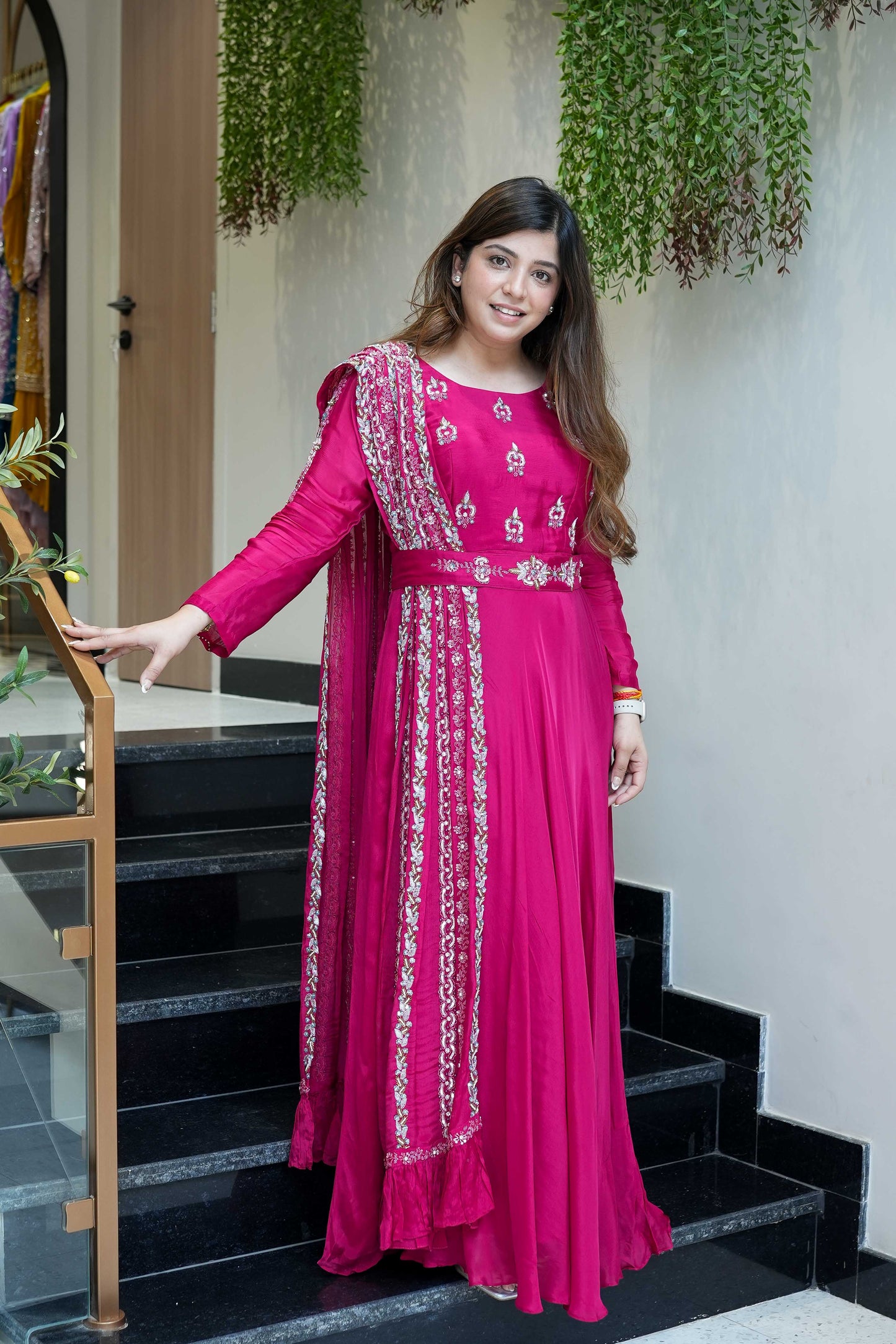 Meeraha Anarkali Suit With Heavy Dupatta