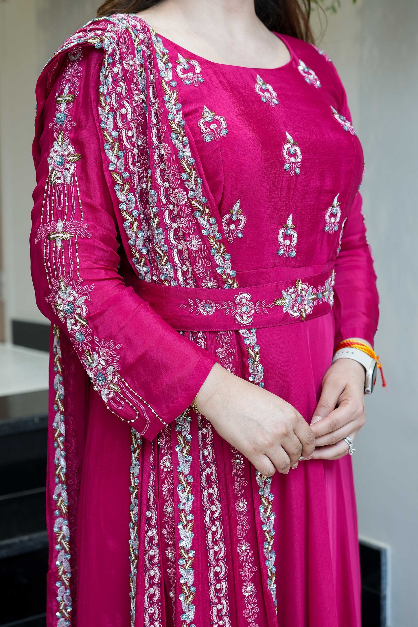 Meeraha Anarkali Suit With Heavy Dupatta