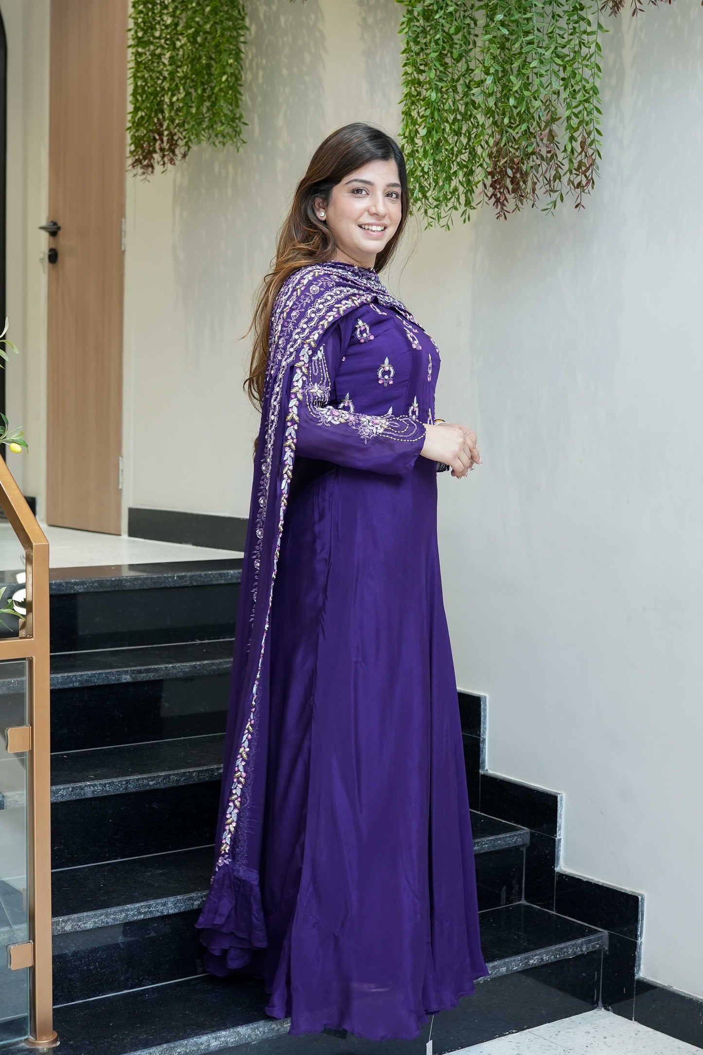 Meeraha Anarkali Suit With Heavy Dupatta