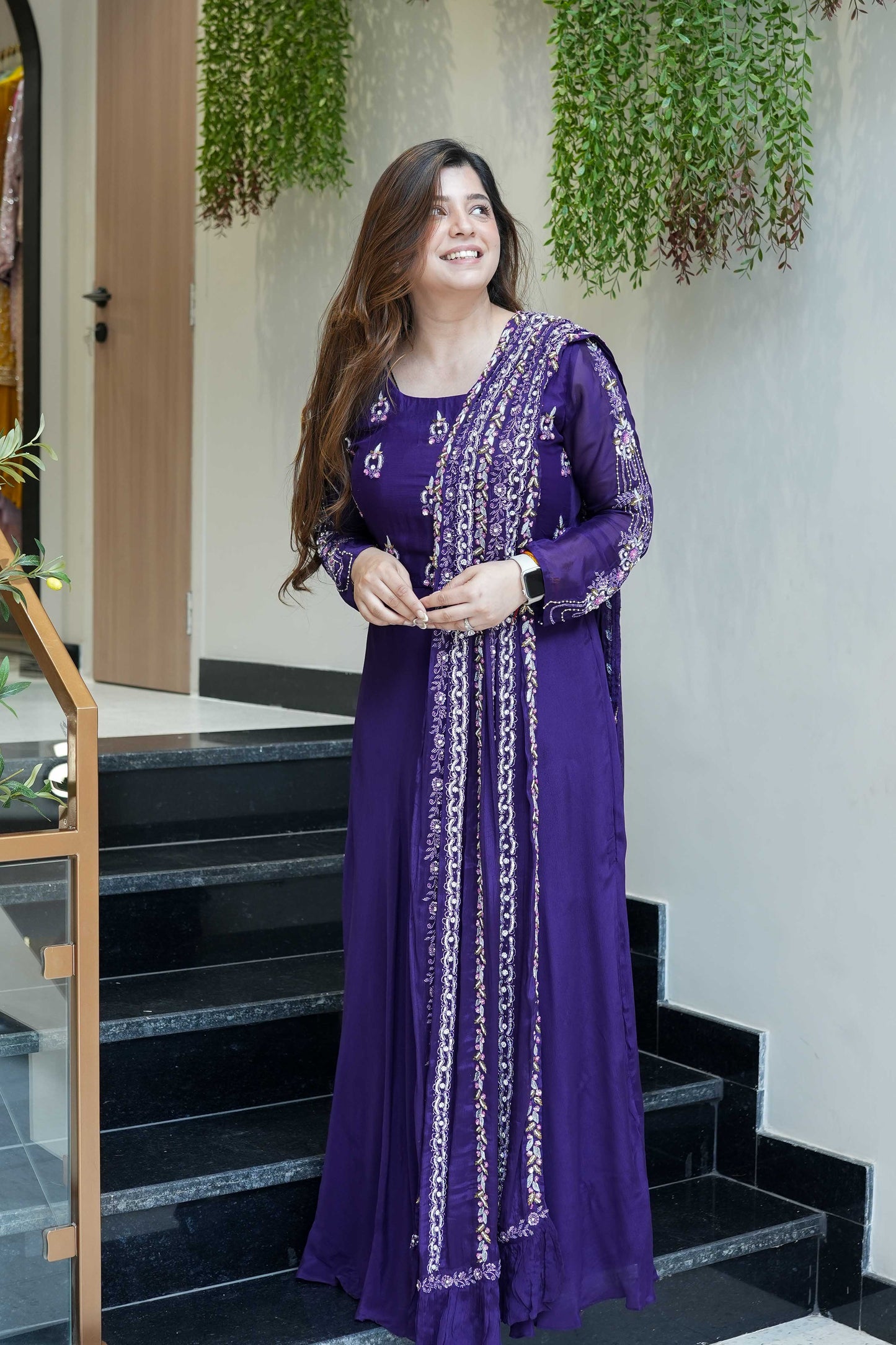Meeraha Anarkali Suit With Heavy Dupatta