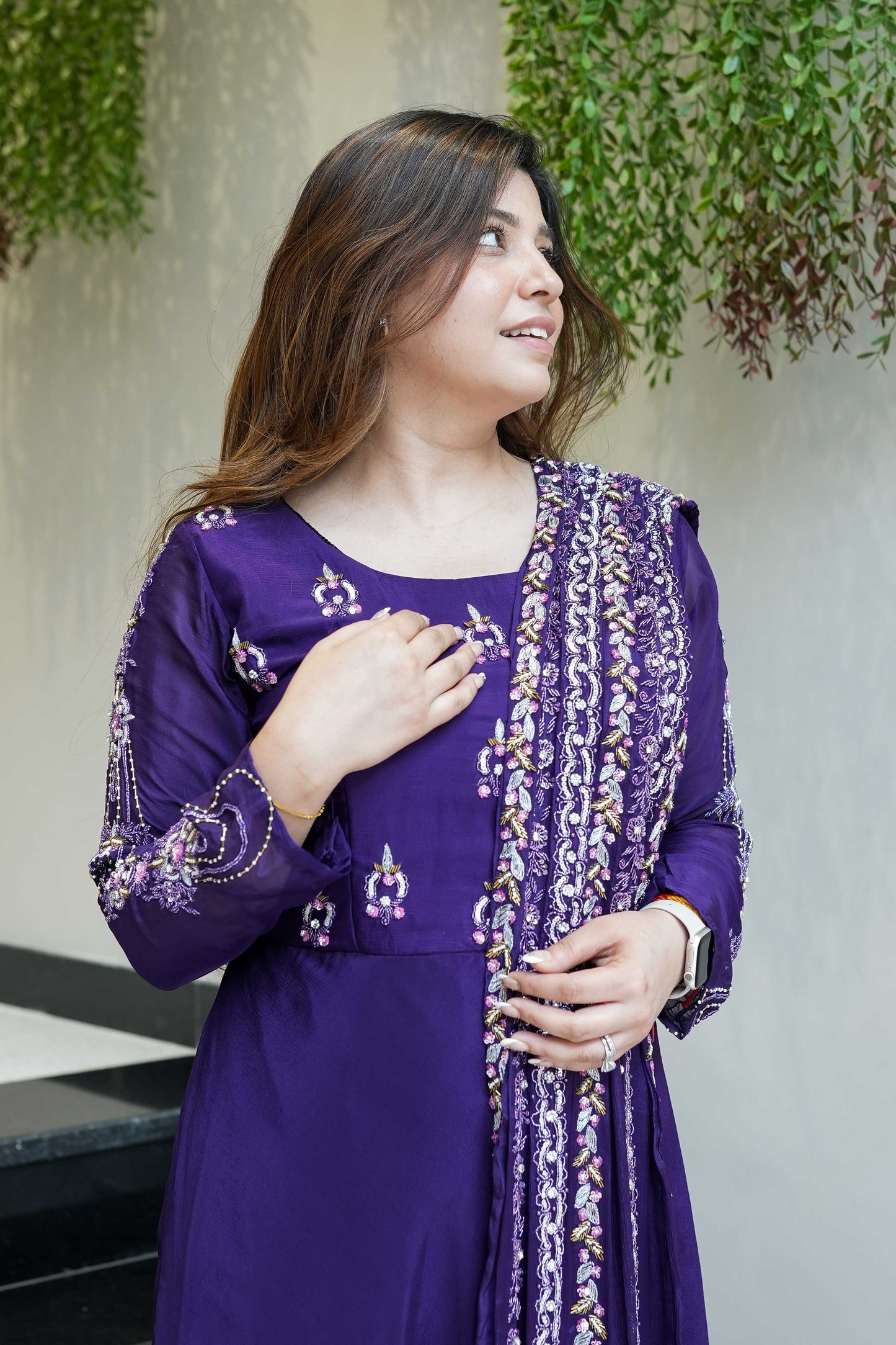 Meeraha Anarkali Suit With Heavy Dupatta