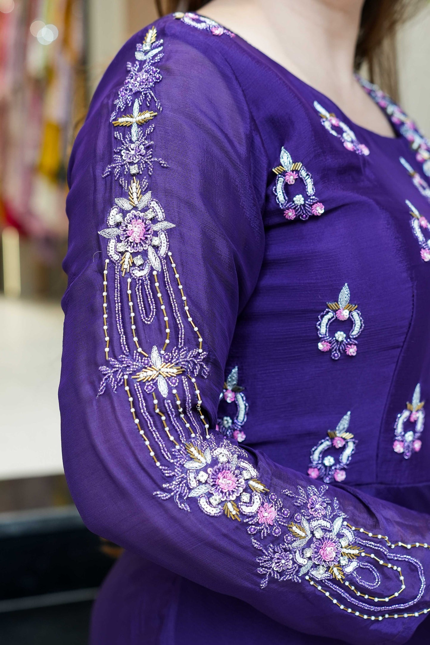 Meeraha Anarkali Suit With Heavy Dupatta