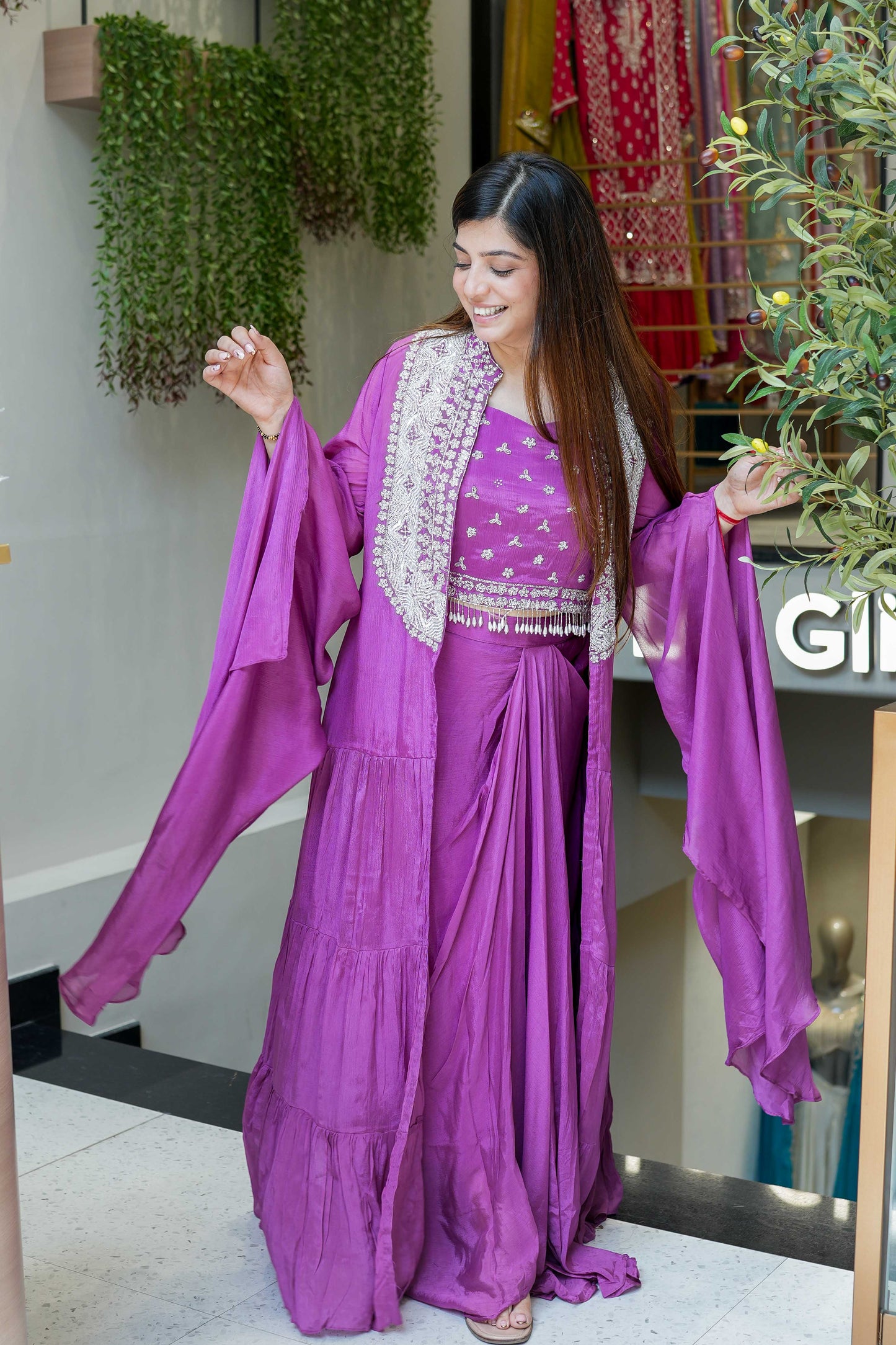 Kanira Embroidered Three Piece Set
