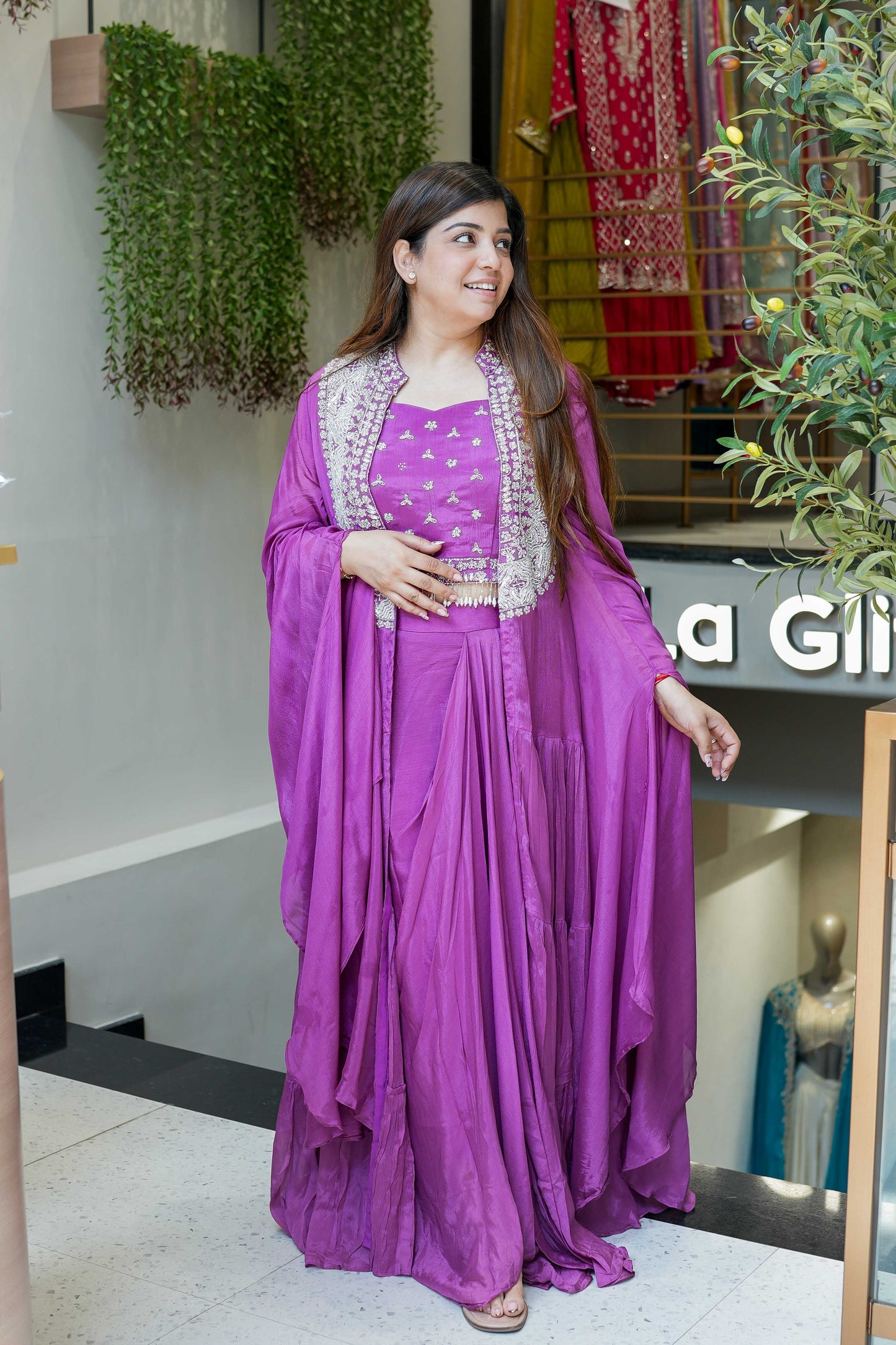 Kanira Embroidered Three Piece Set