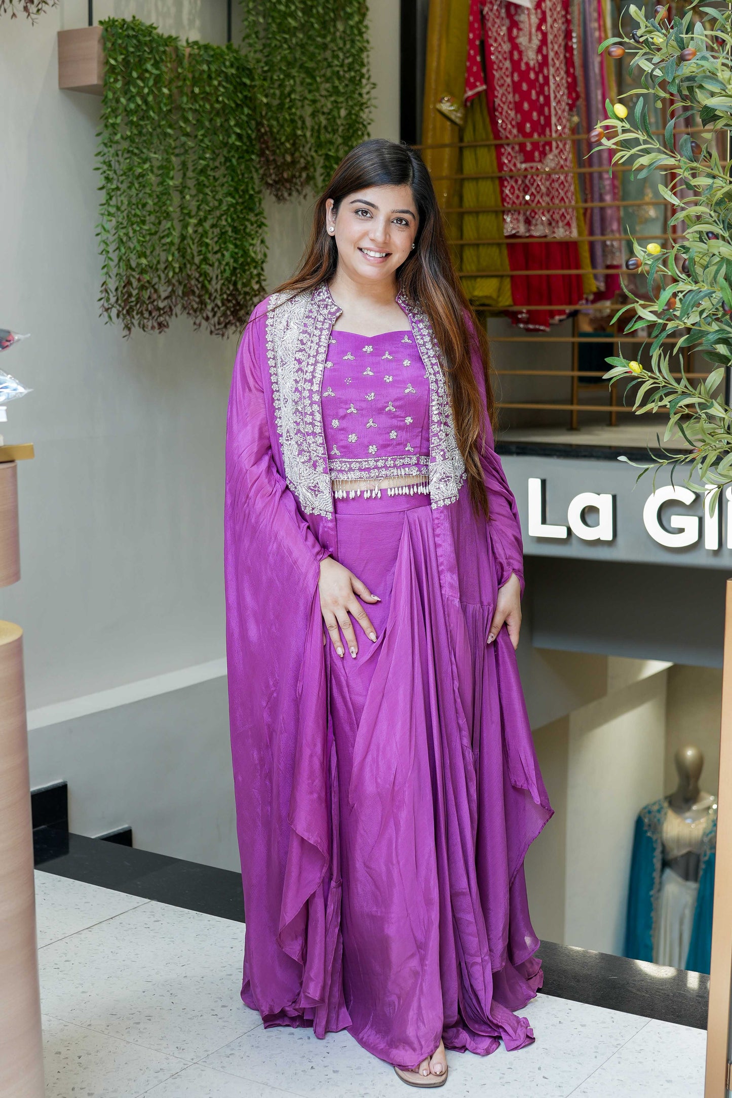 Kanira Embroidered Three Piece Set