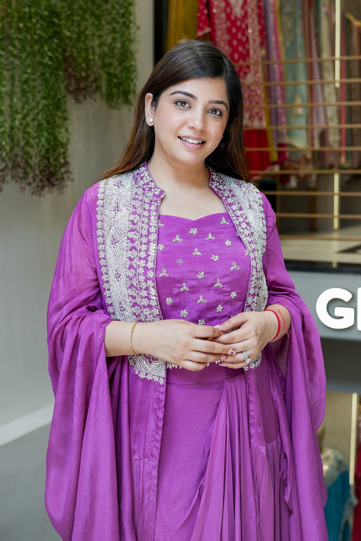Kanira Embroidered Three Piece Set