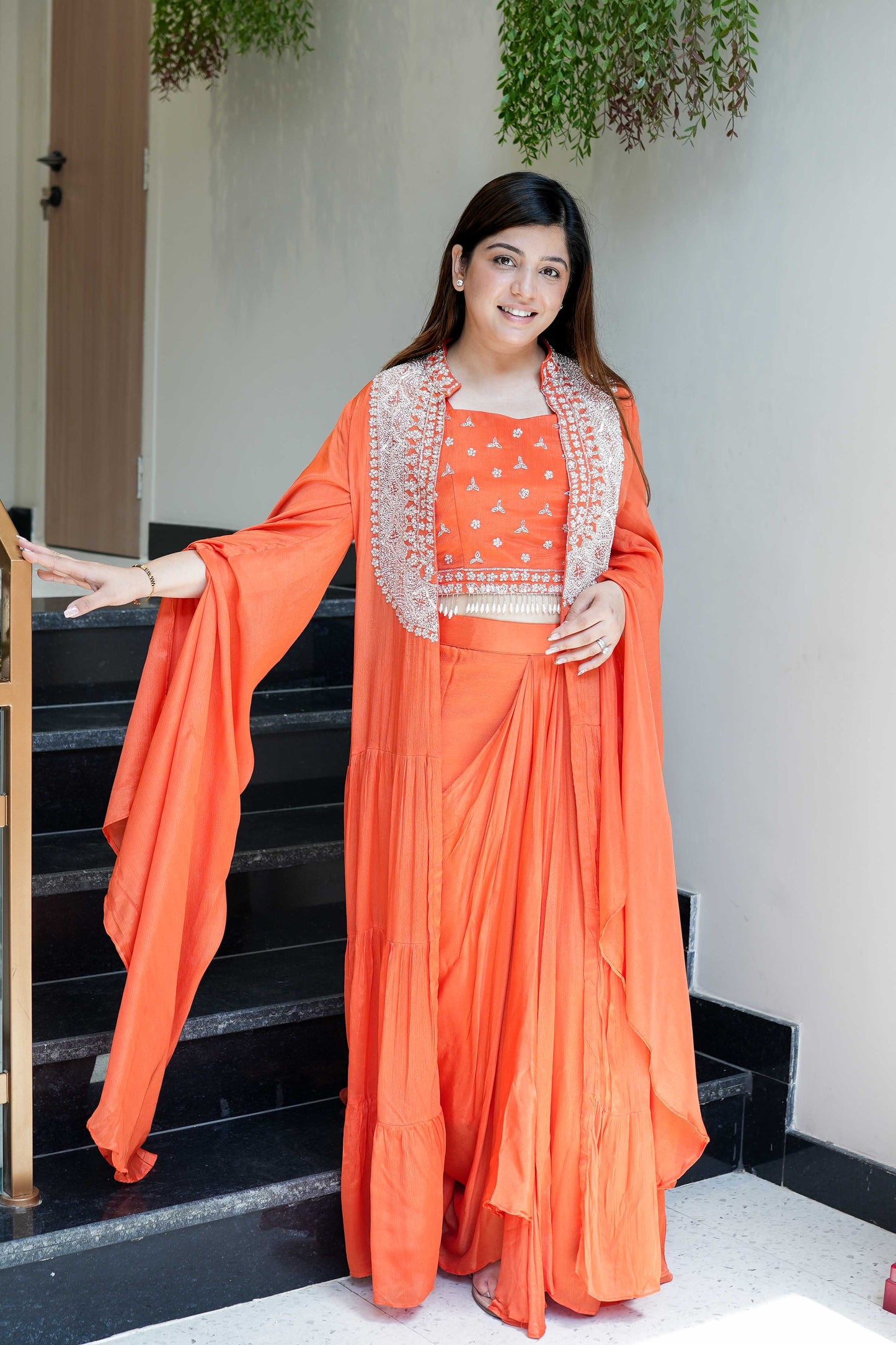 Kanira Embroidered Three Piece Set