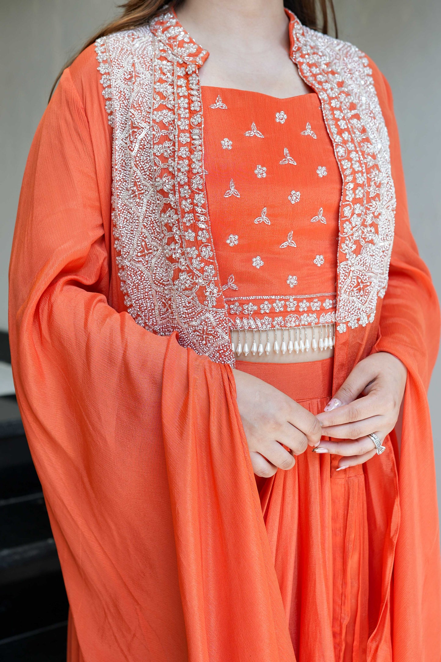 Kanira Embroidered Three Piece Set