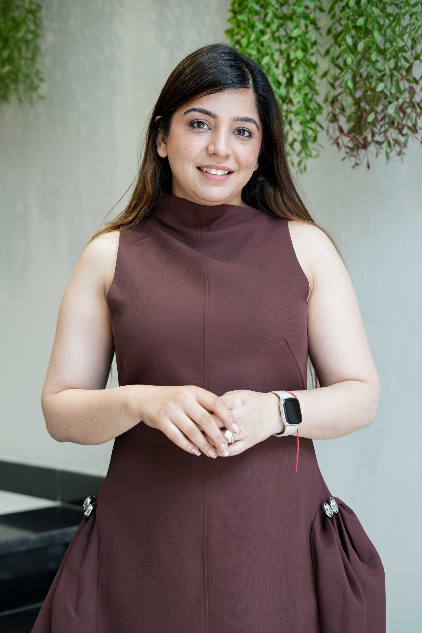 Klove Brown Short Dress