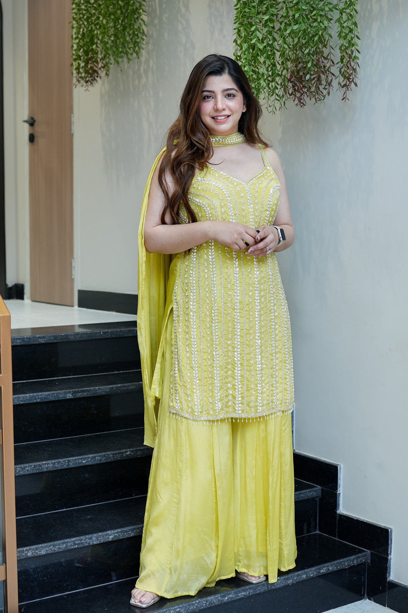 Varaha Luxe Cut Sleeves Embroidered Suit