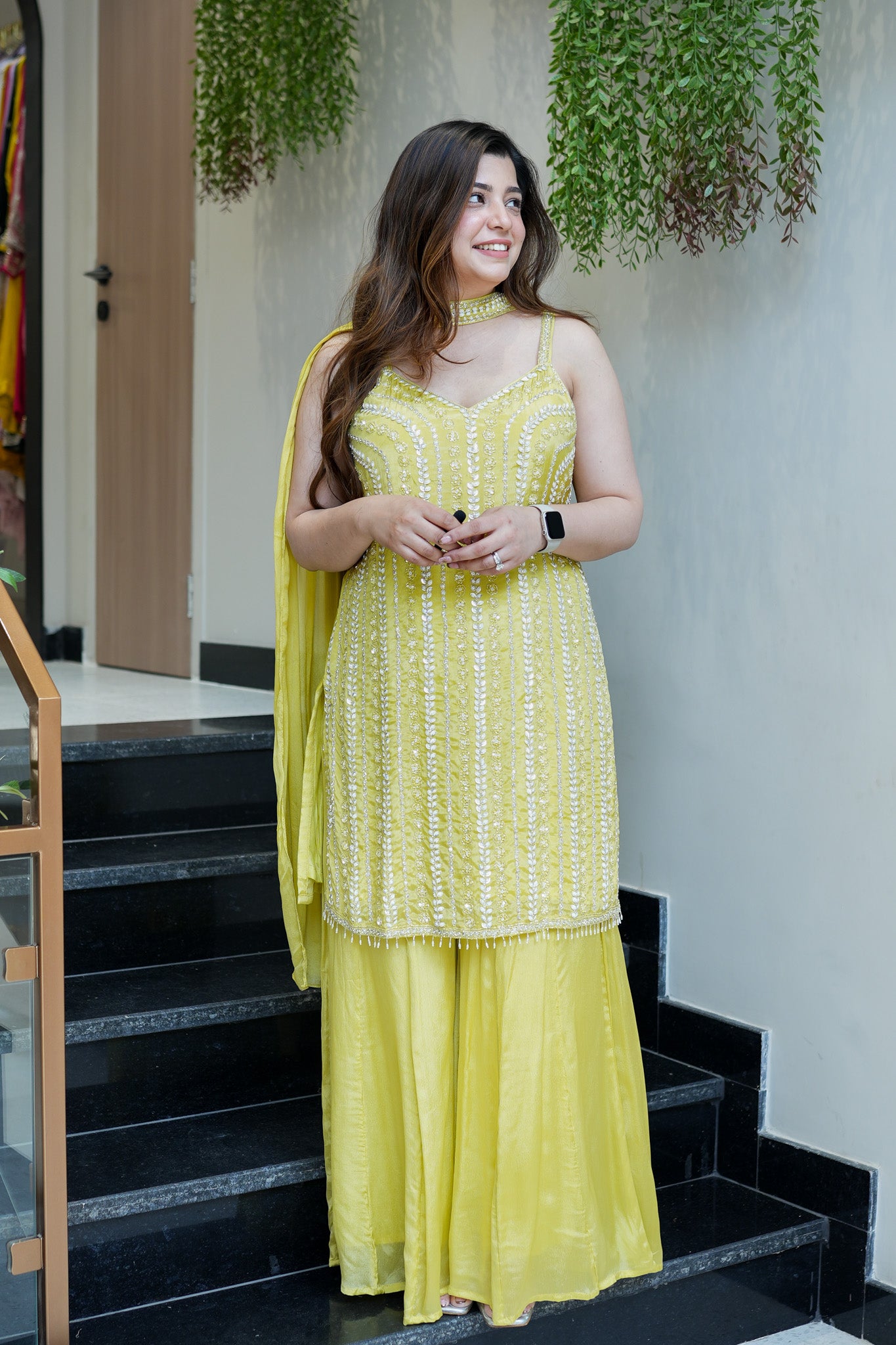 Varaha Luxe Cut Sleeves Embroidered Suit