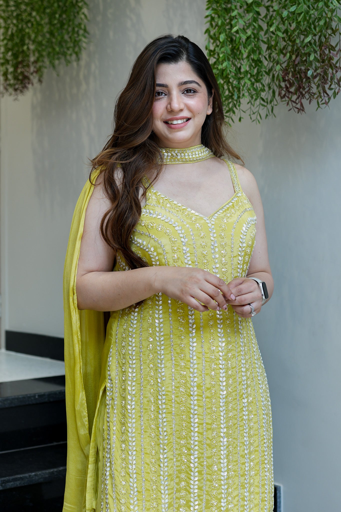 Varaha Luxe Cut Sleeves Embroidered Suit