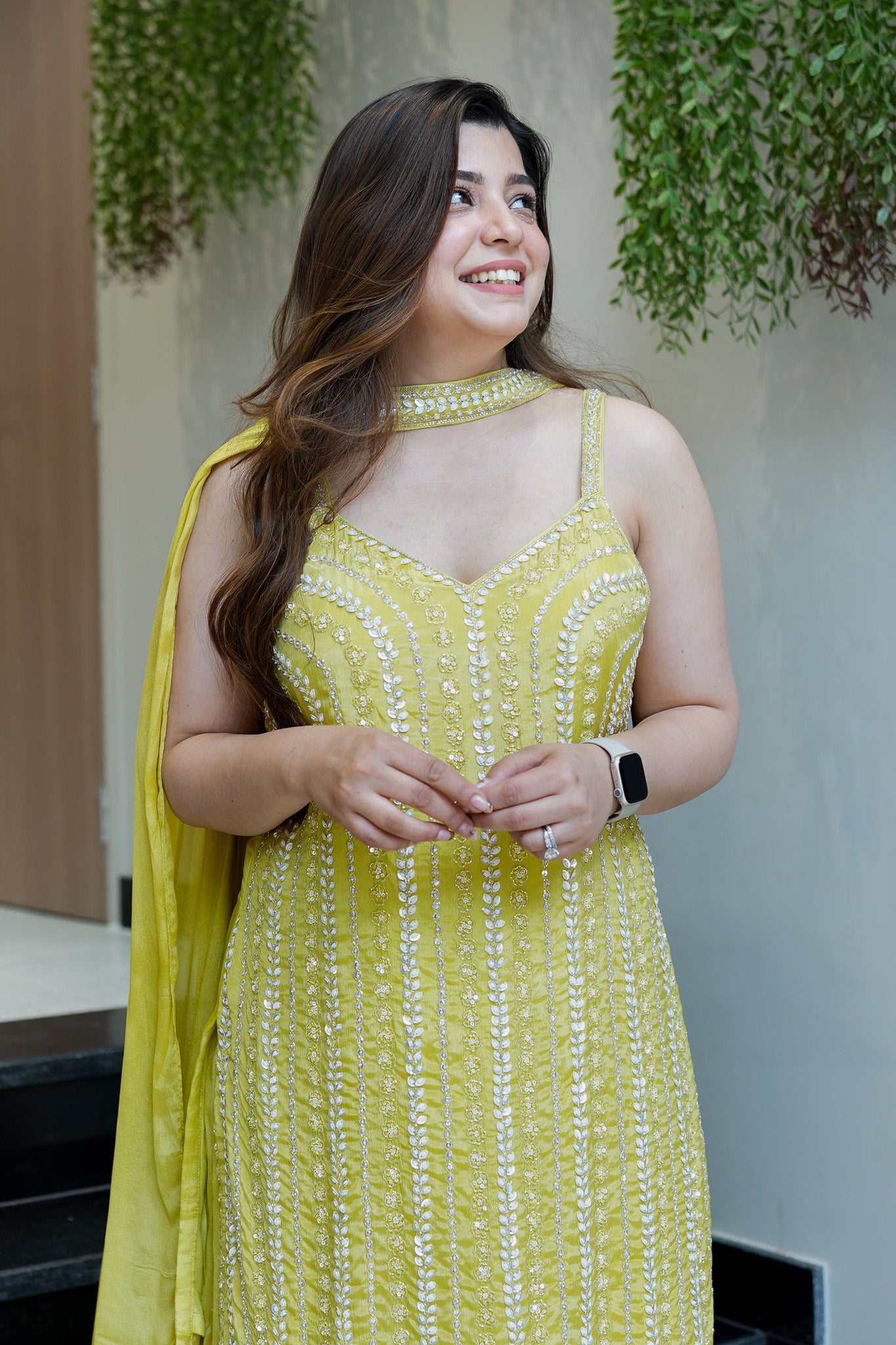 Varaha Luxe Cut Sleeves Embroidered Suit