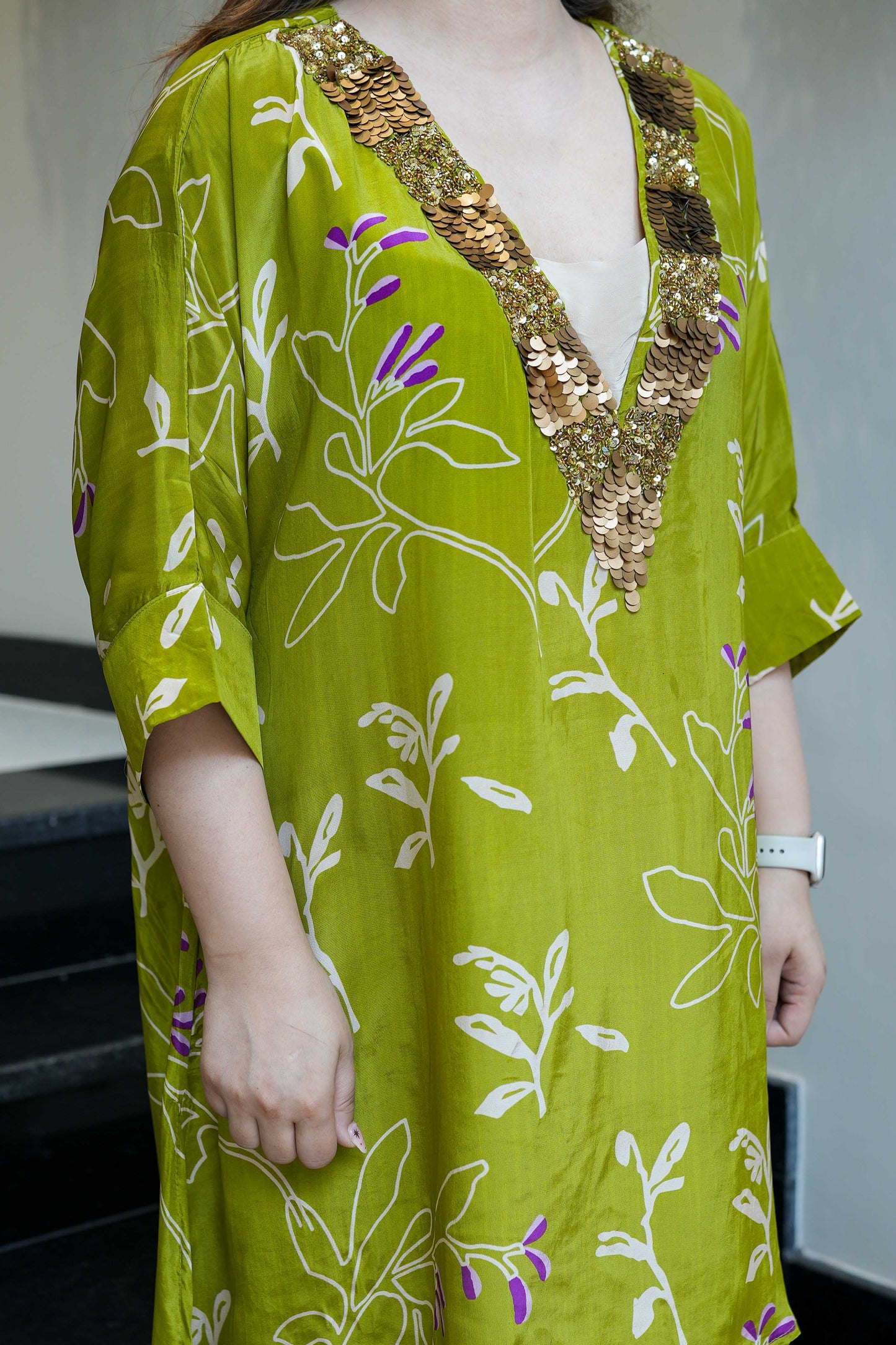Pritha Green Printed Co ord Set