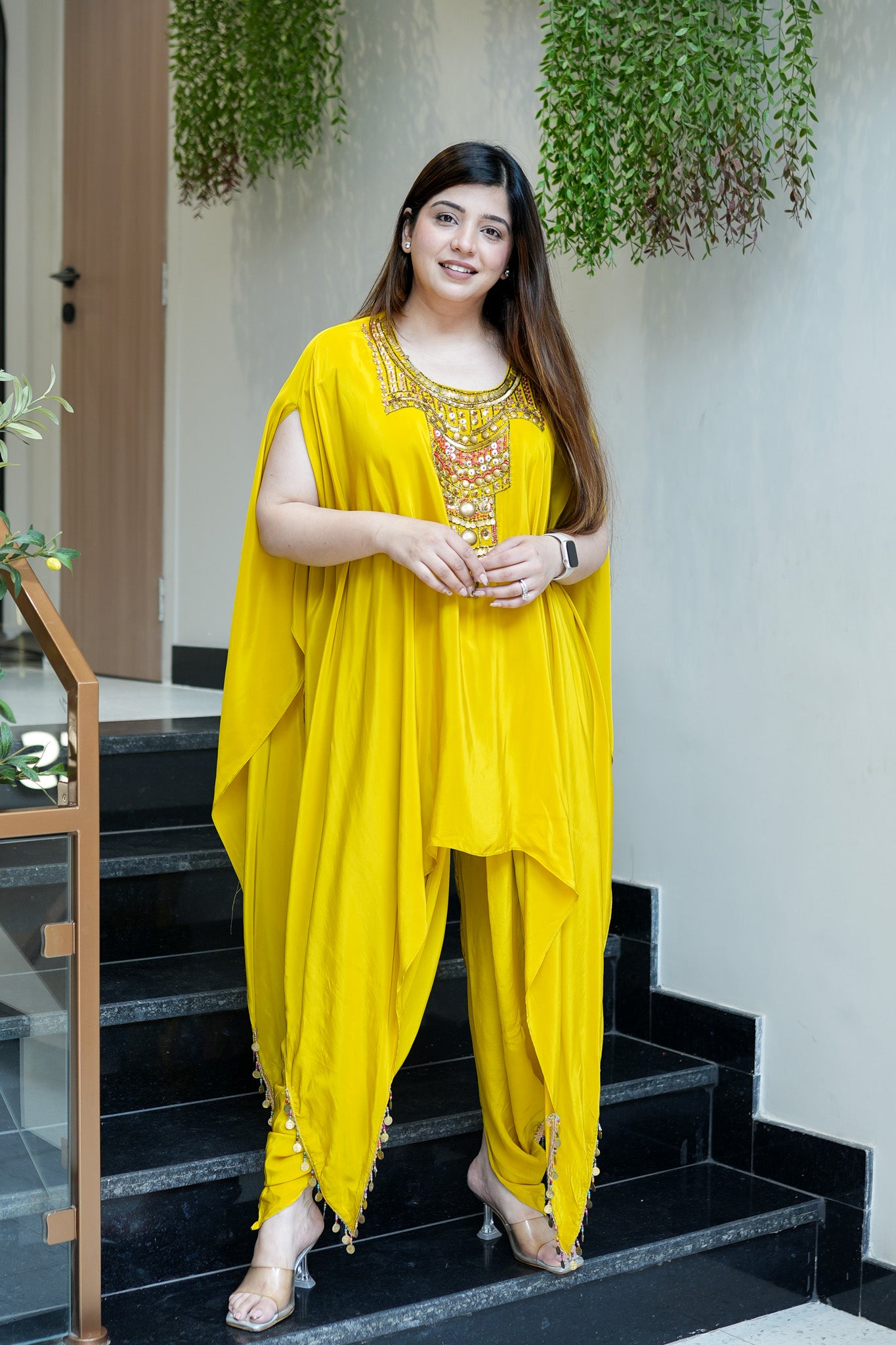 Prachi Embroidered Dhoti Set