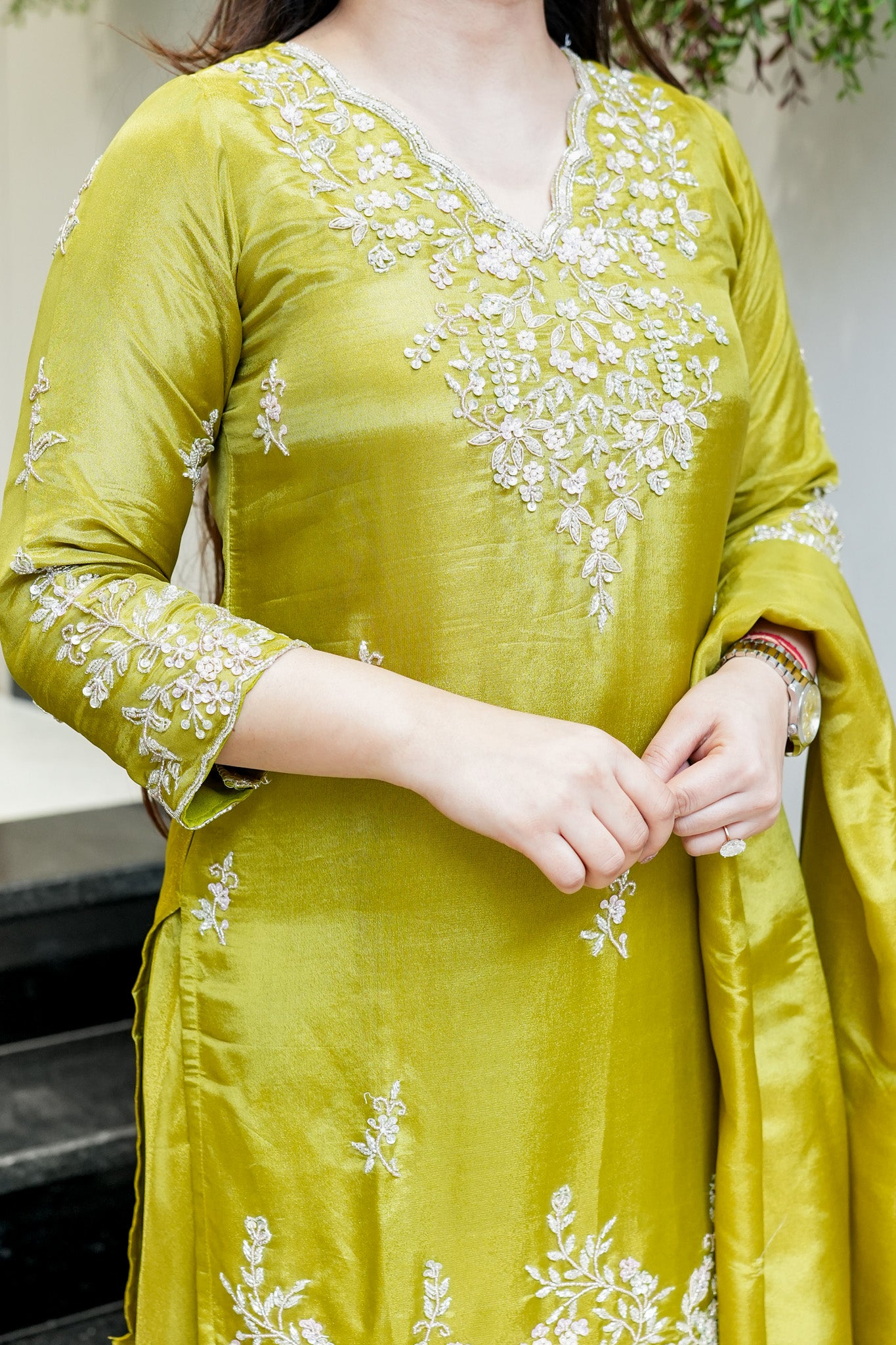 Aavika Embroidered Suit Set