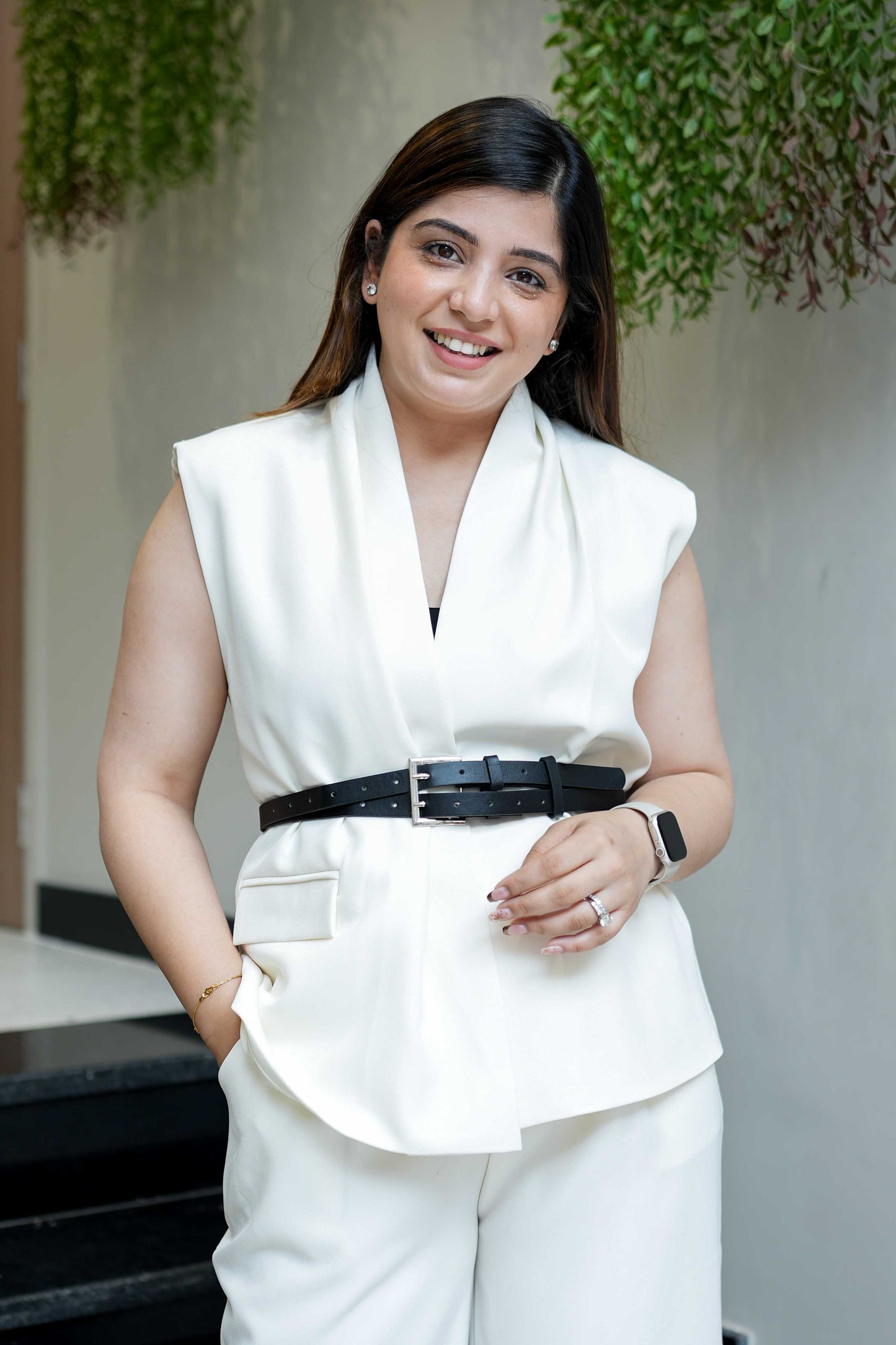 Paubal Chic Co ord with Belt