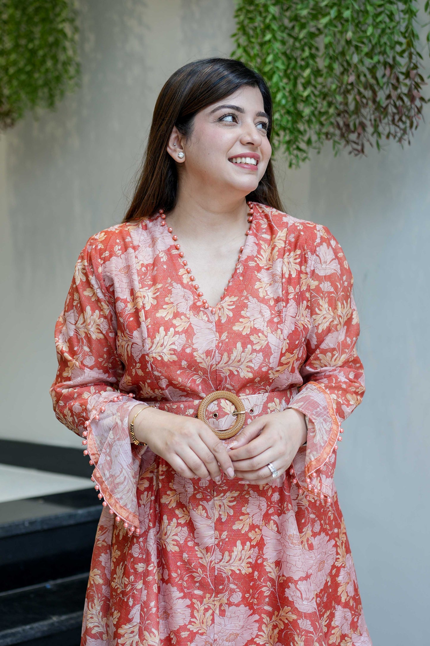 Vaco Printed Short Dress