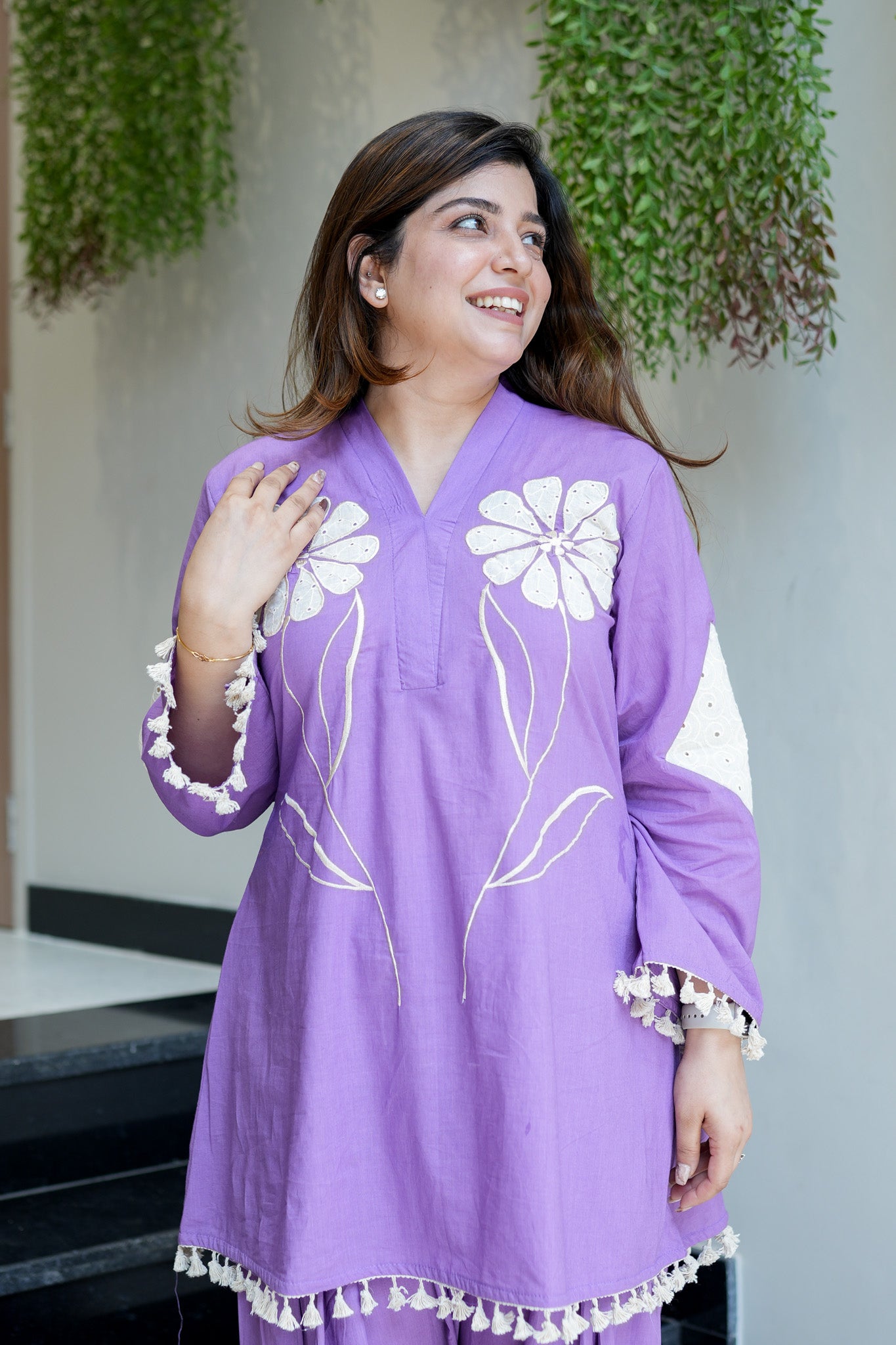 Maheera Schiffli Detailing Farsi Salwar Set