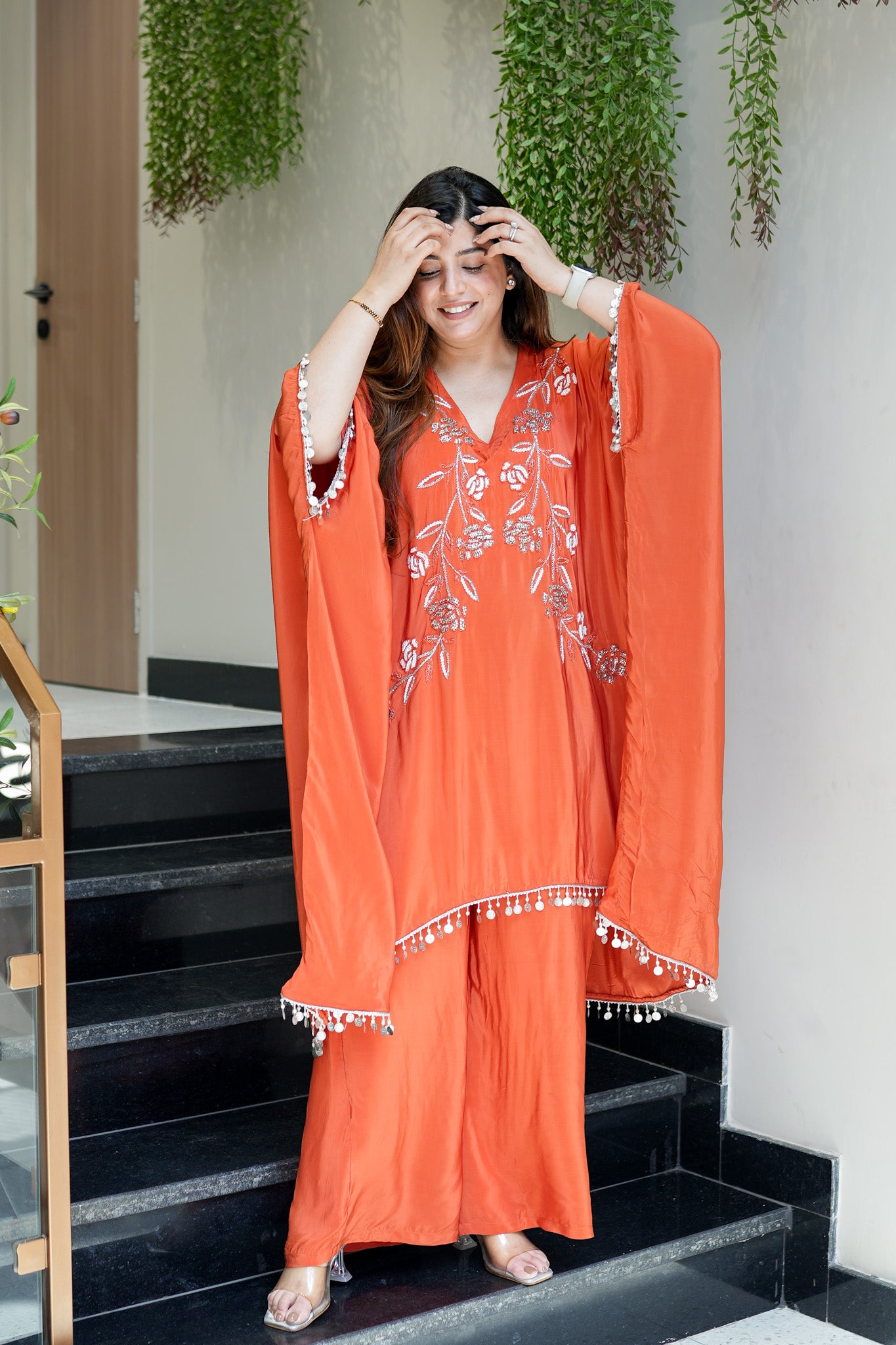 Shaani Floral Embroidered Co ord Set
