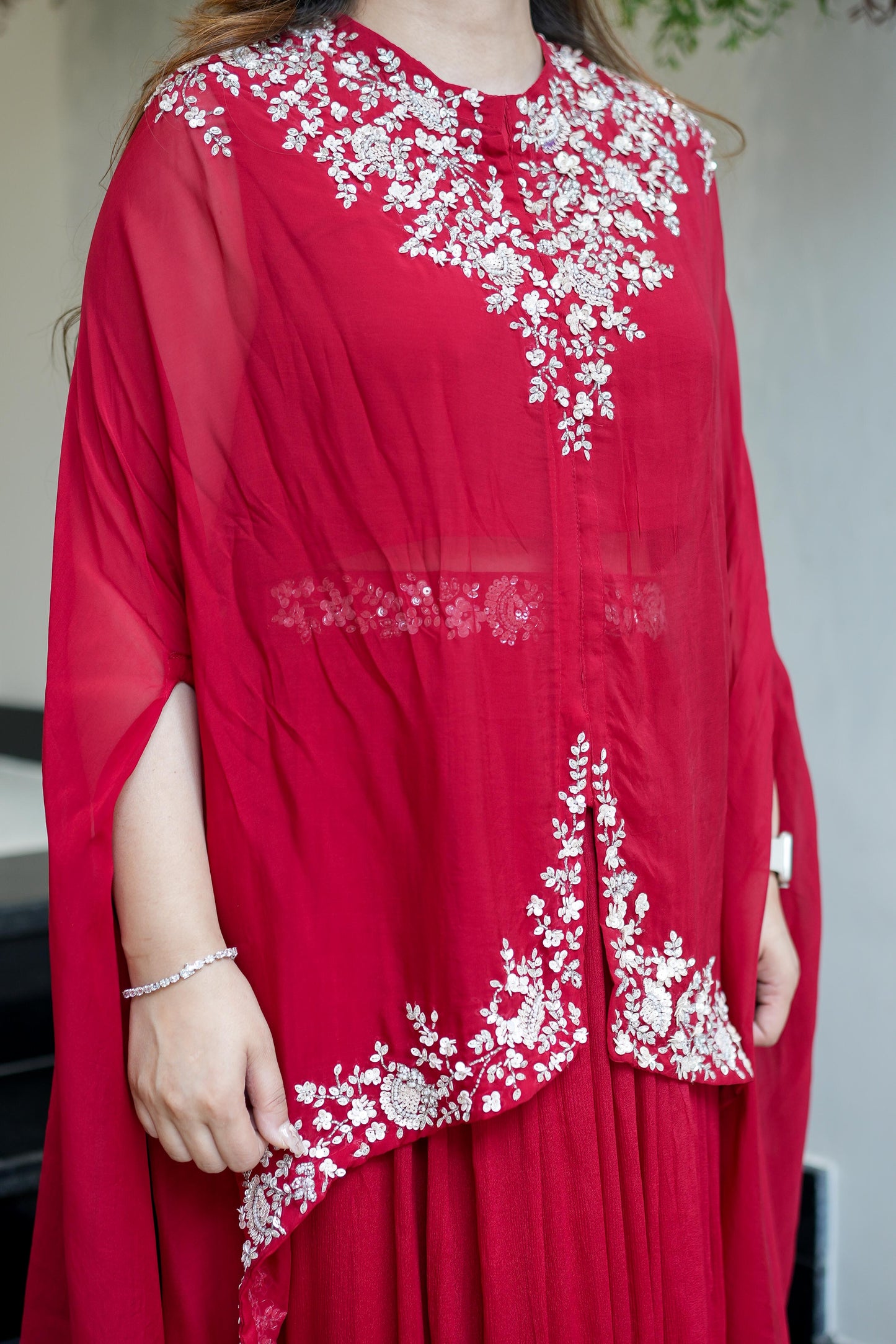 Vrishti Embroidered Three Piece Set