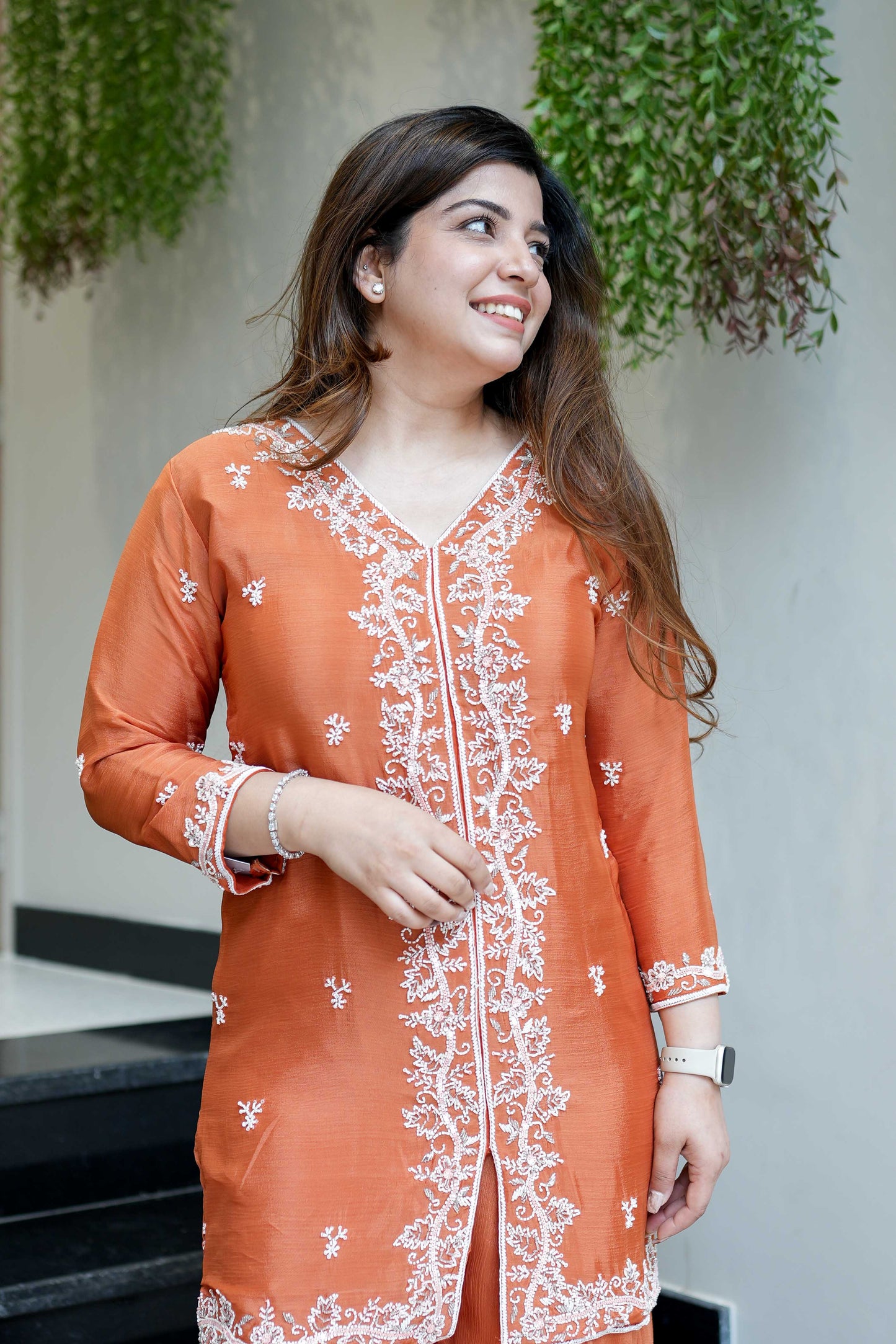 Martha Luxe Embroidred Cord Set
