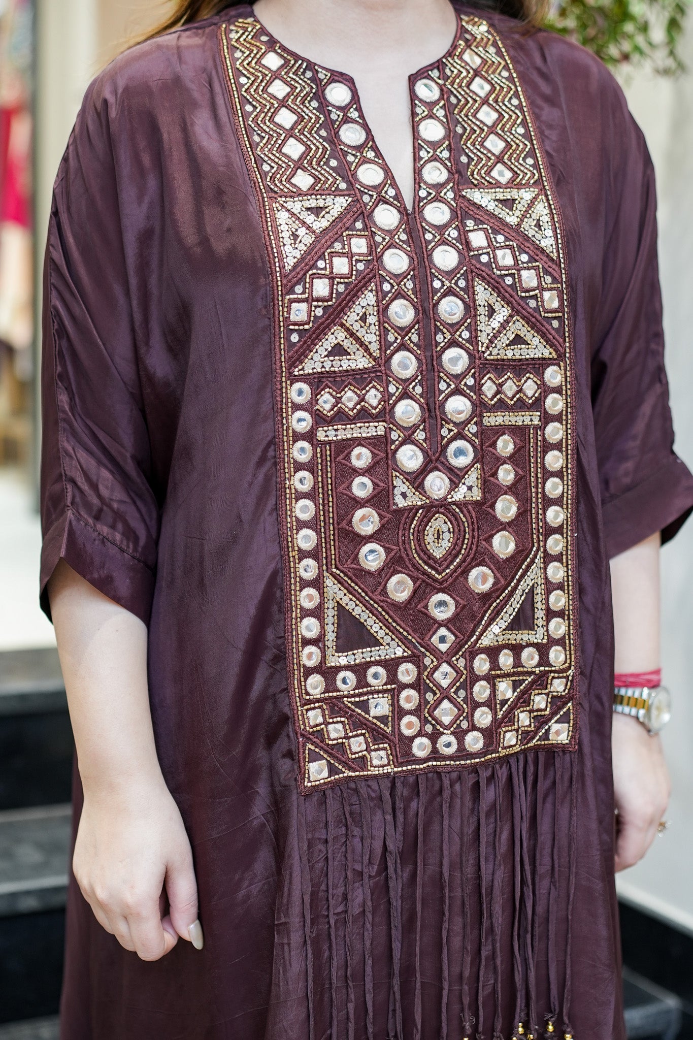 Kinza Embroidered Co ord Set