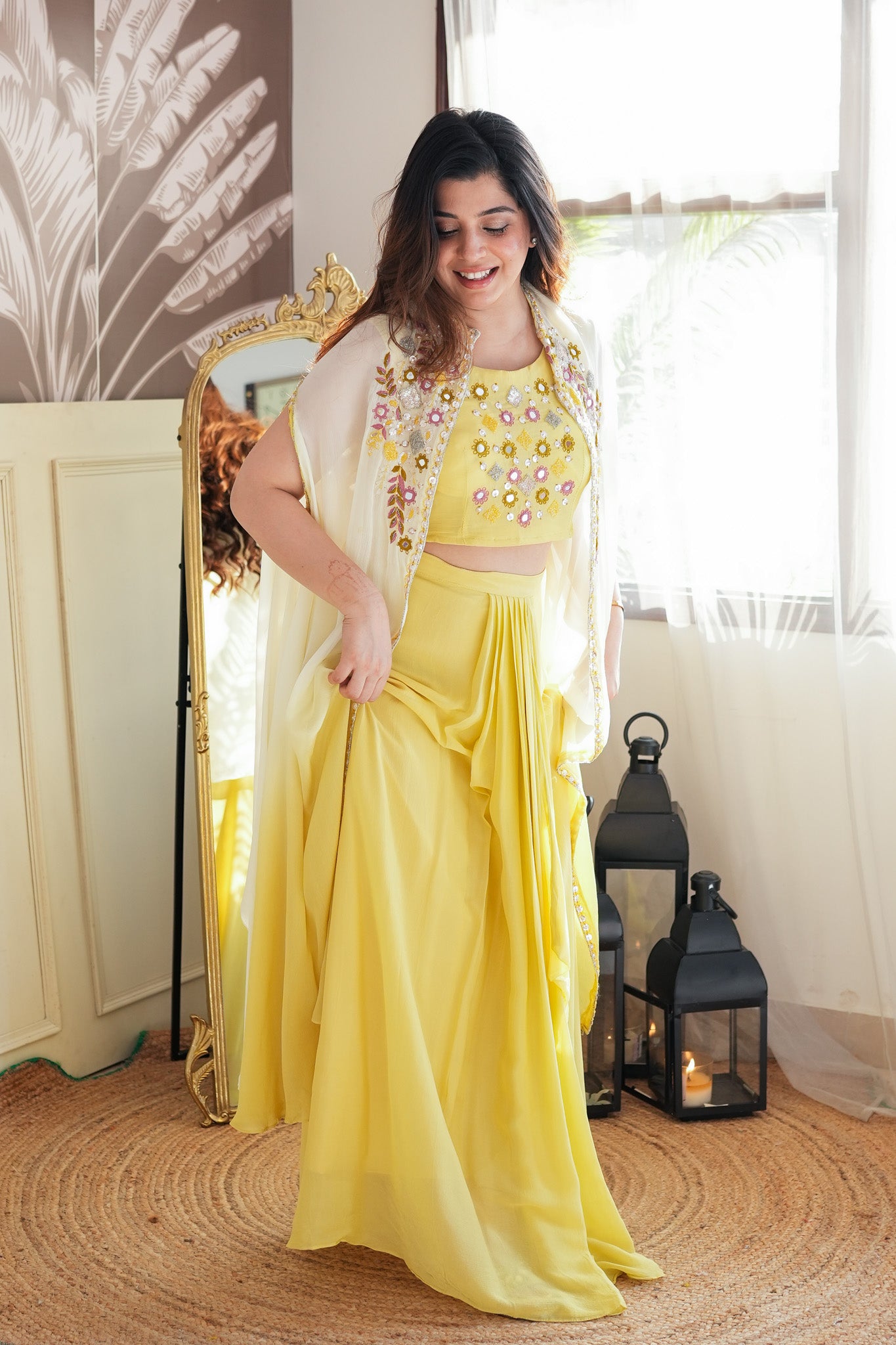 Indie Embroidred Three Piece Set