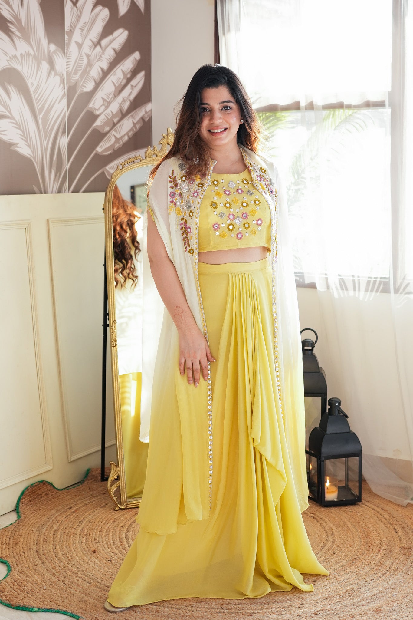 Indie Embroidred Three Piece Set