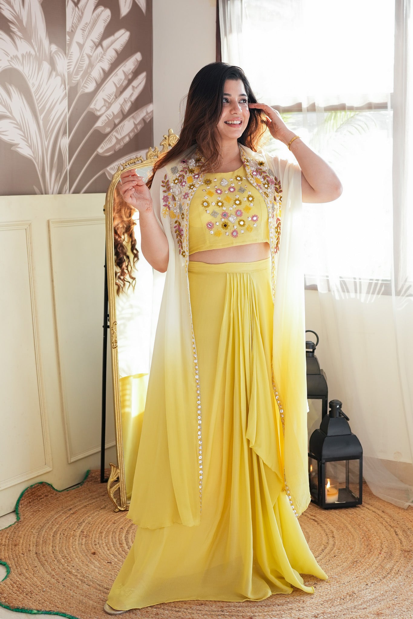 Indie Embroidred Three Piece Set