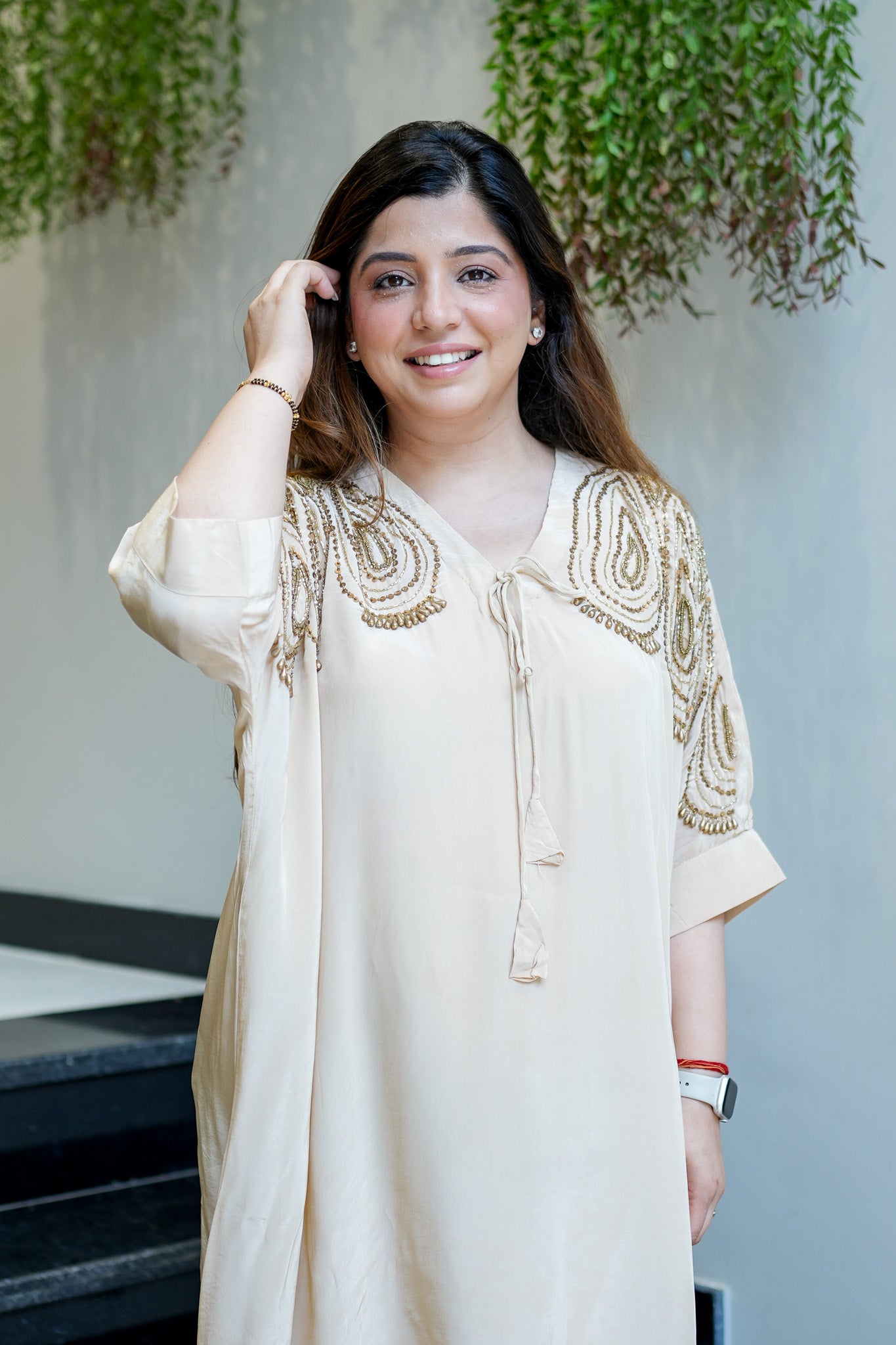 Sana Beads Detailing Co ord Set