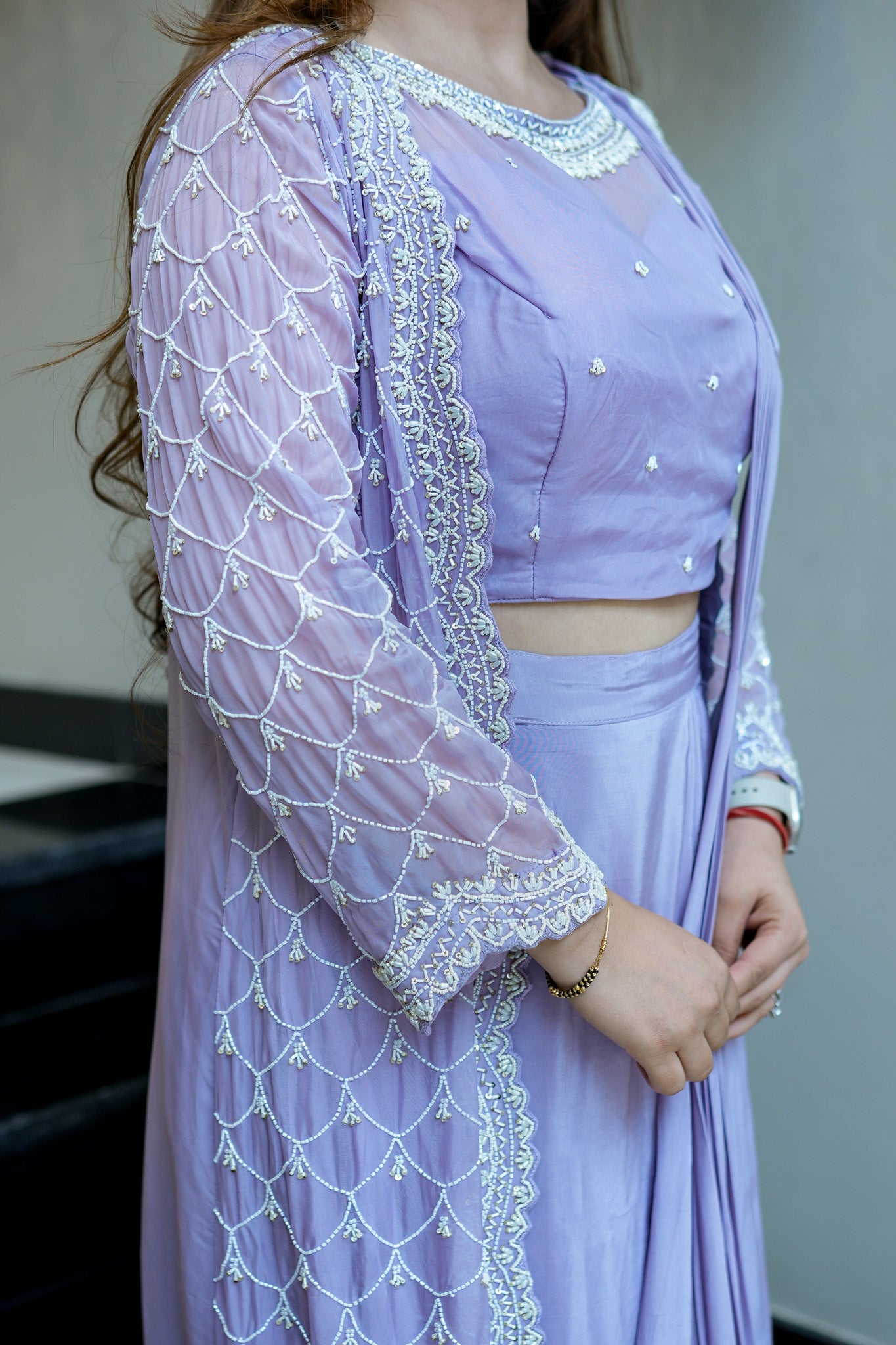 Taari Hand Embroidered Three Piece Set
