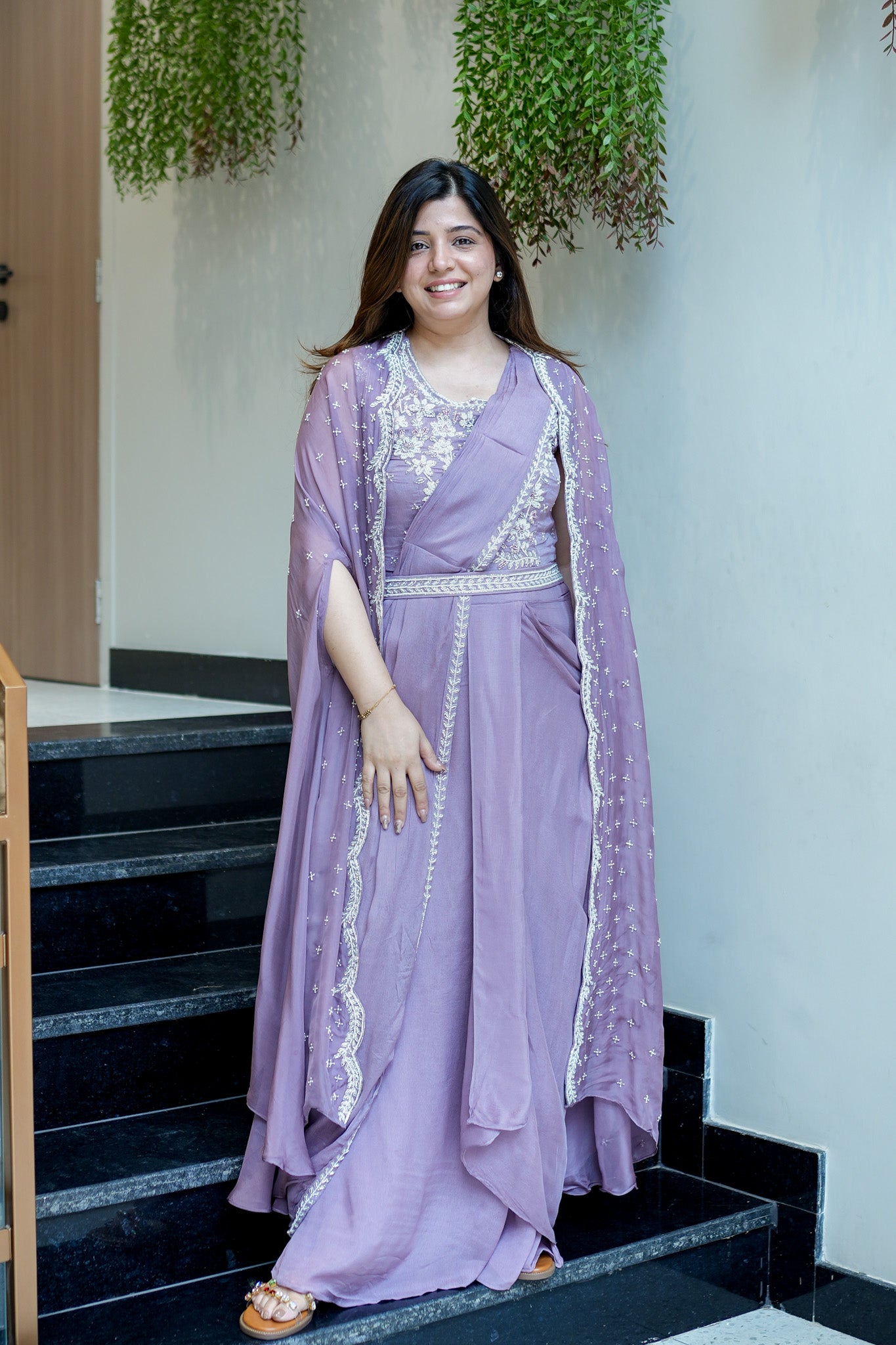 Vinika Embroidered Three Piece Set