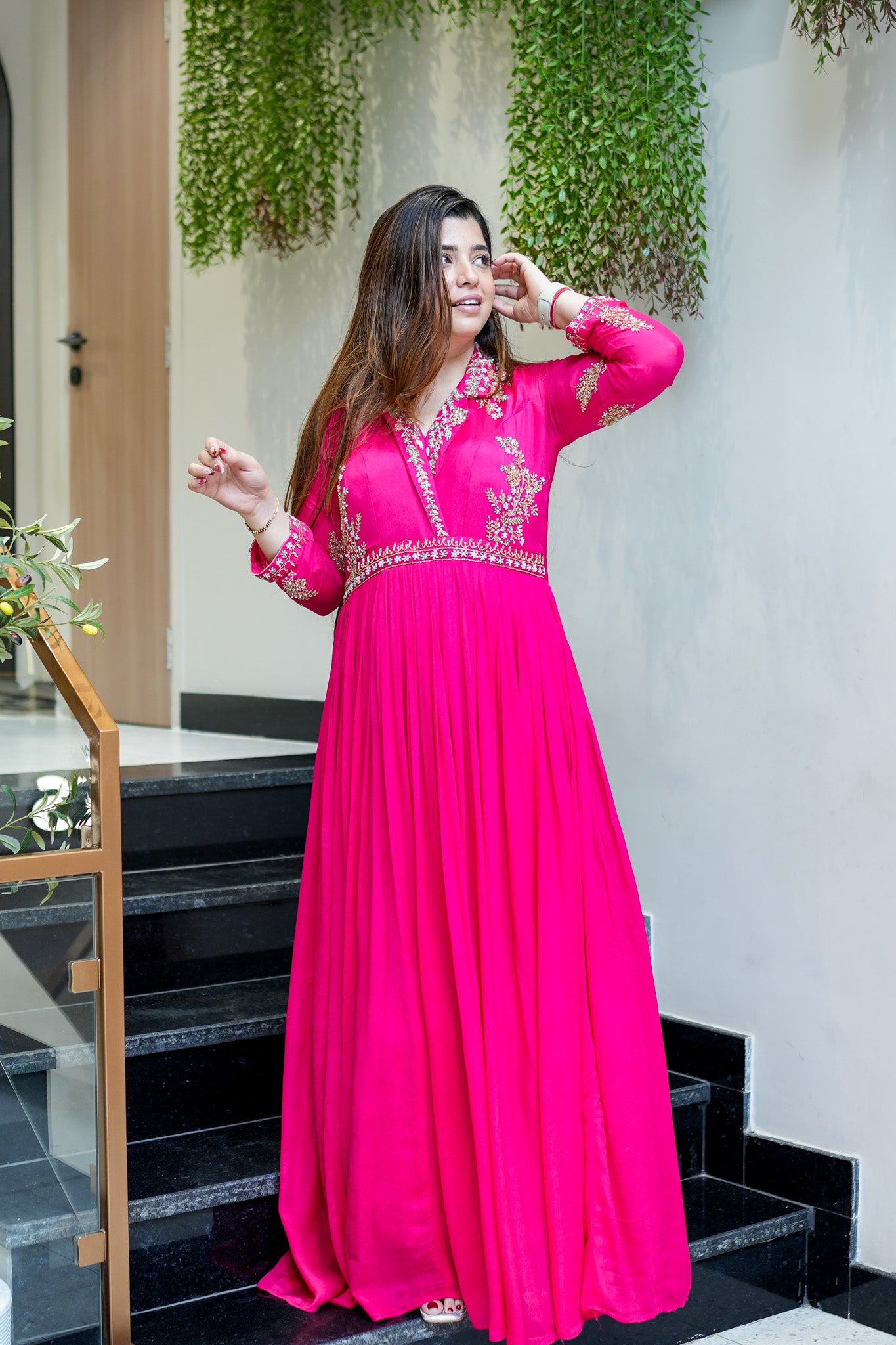 Sara Hand Embroidered Anarkali