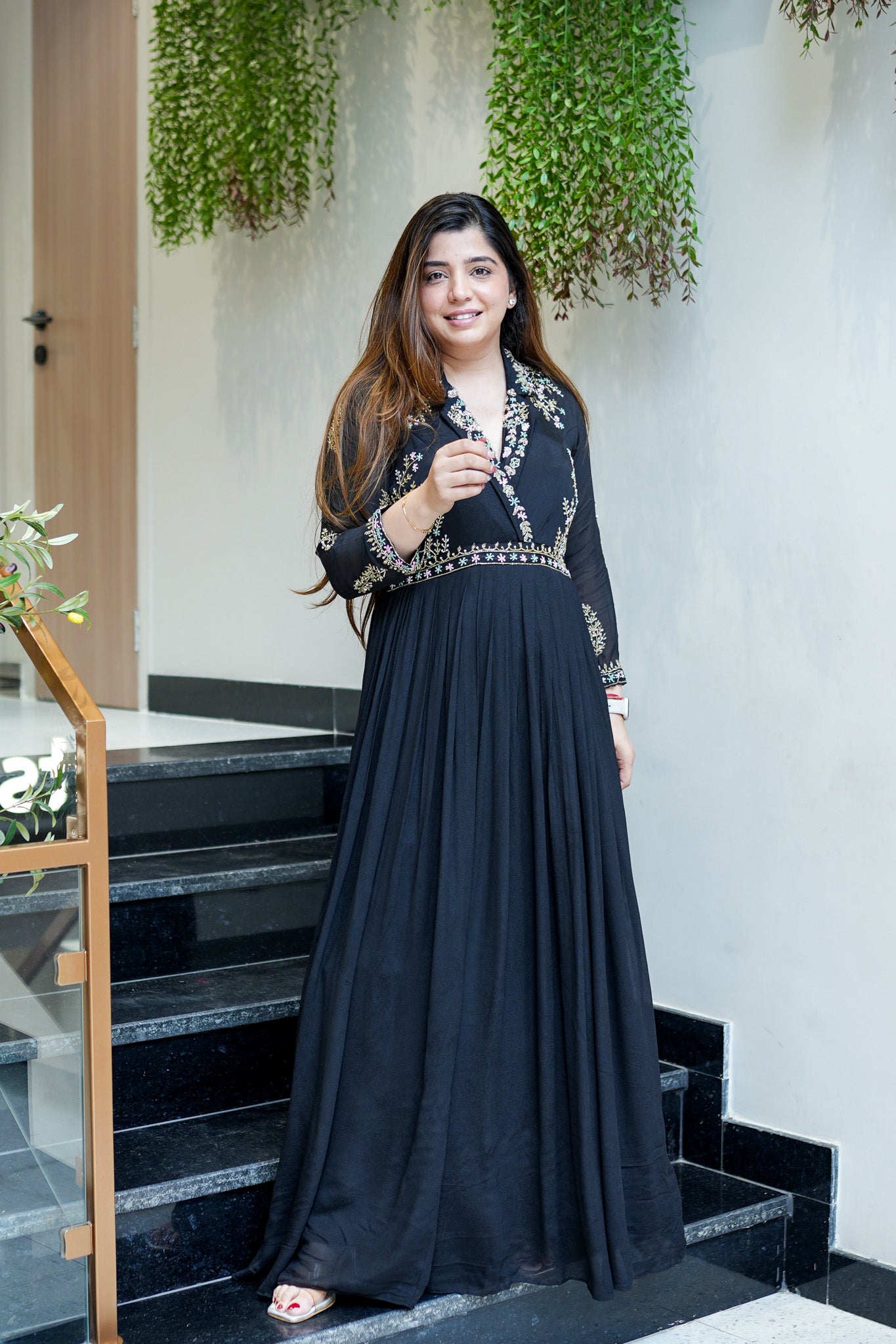 Sara Hand Embroidered Anarkali