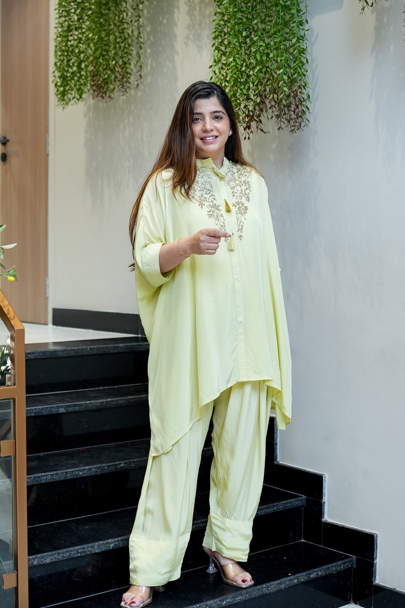Ashna Embroidered Co ord Set