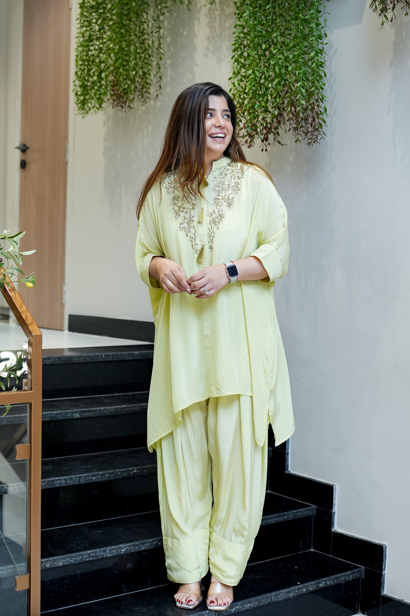 Ashna Embroidered Co ord Set