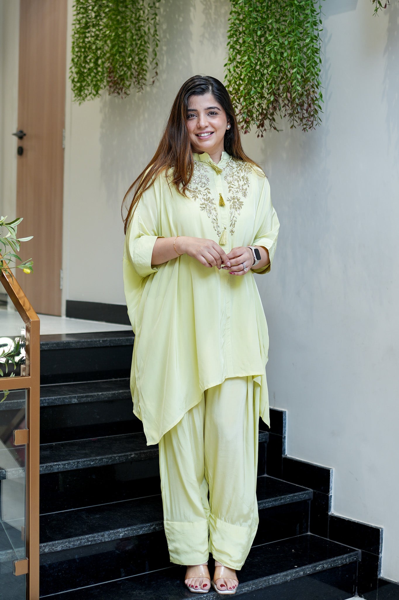 Ashna Embroidered Co ord Set