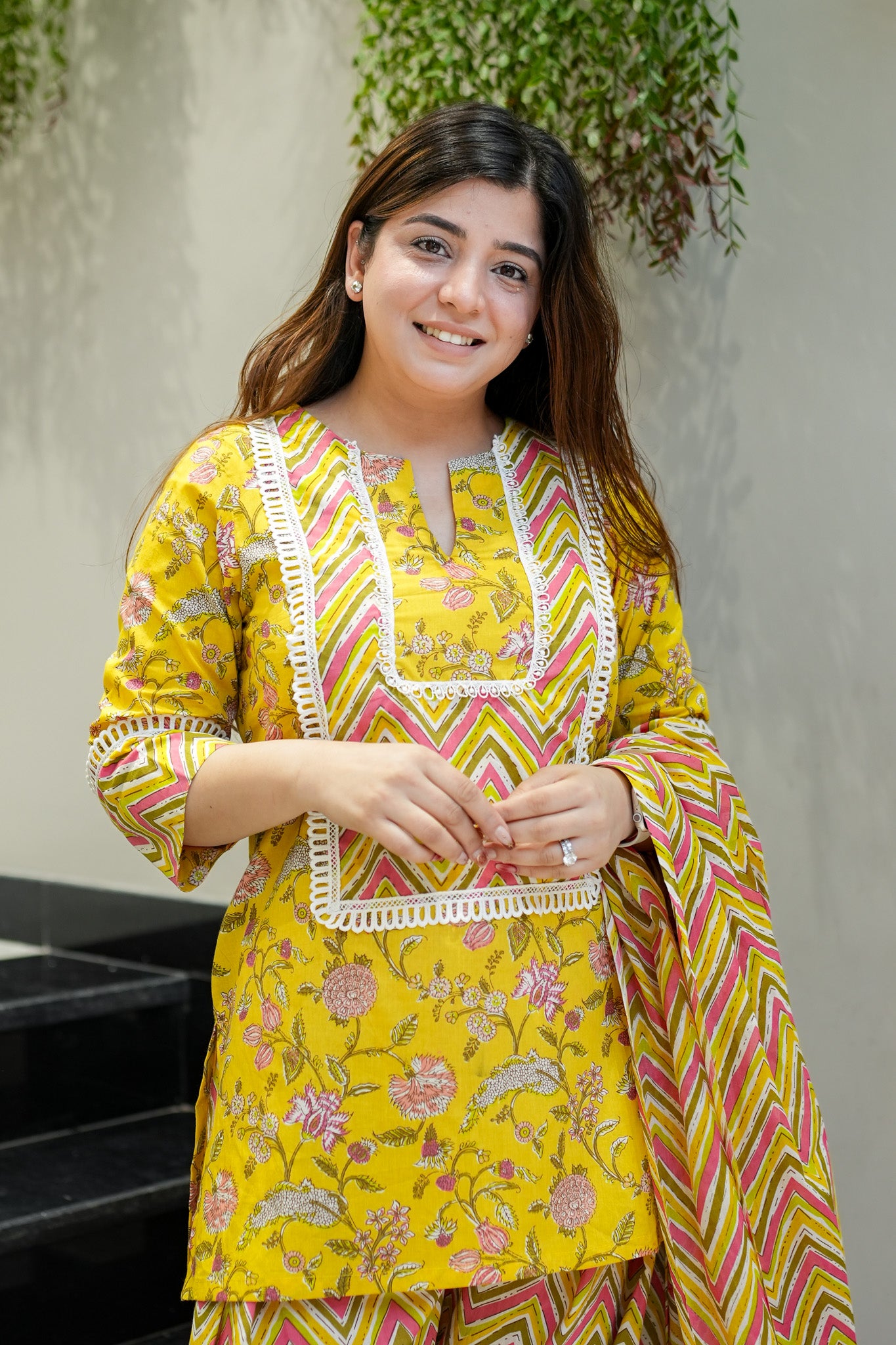 Basma Printed Farshi Salwar Set