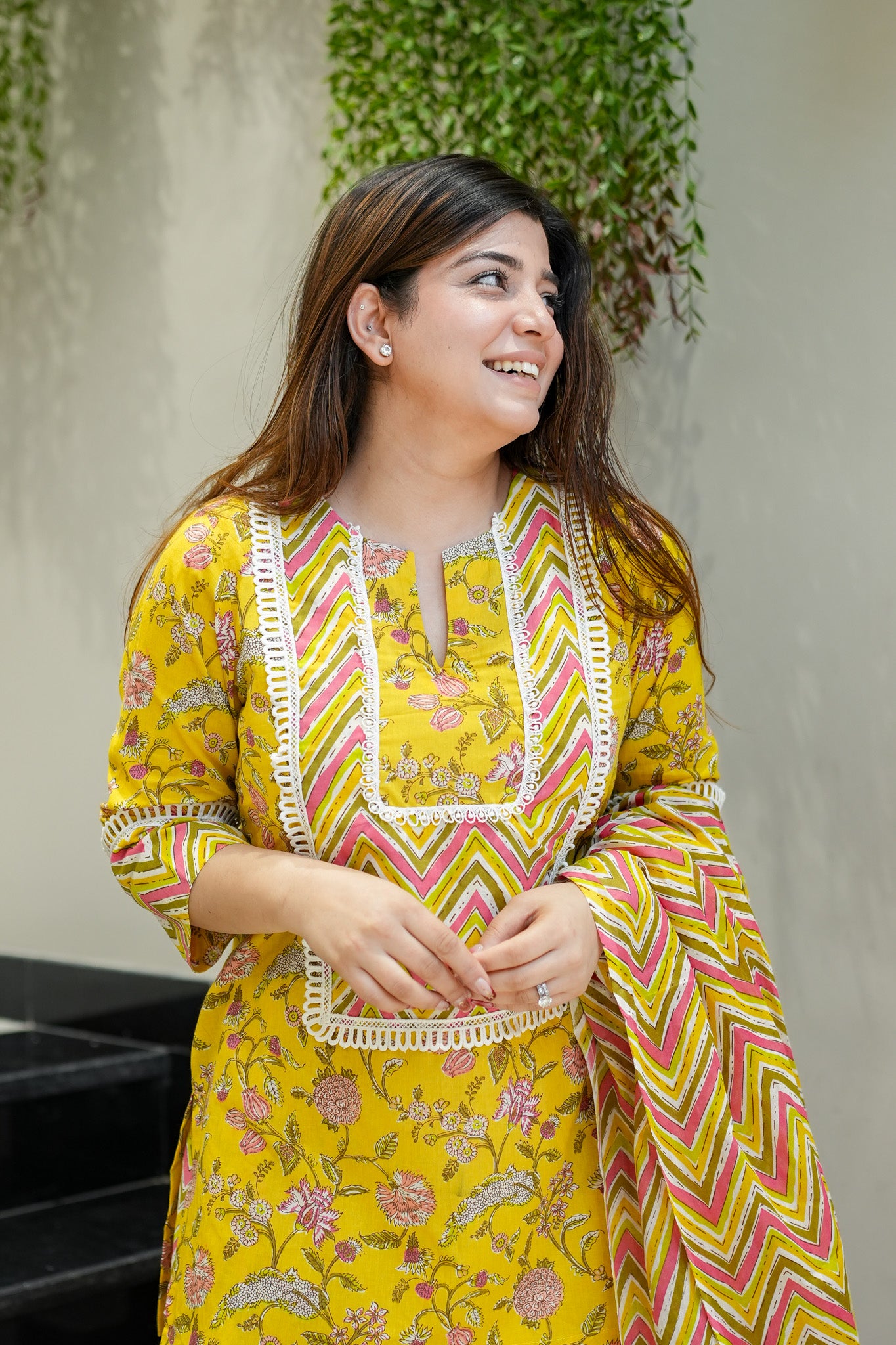 Basma Printed Farshi Salwar Set