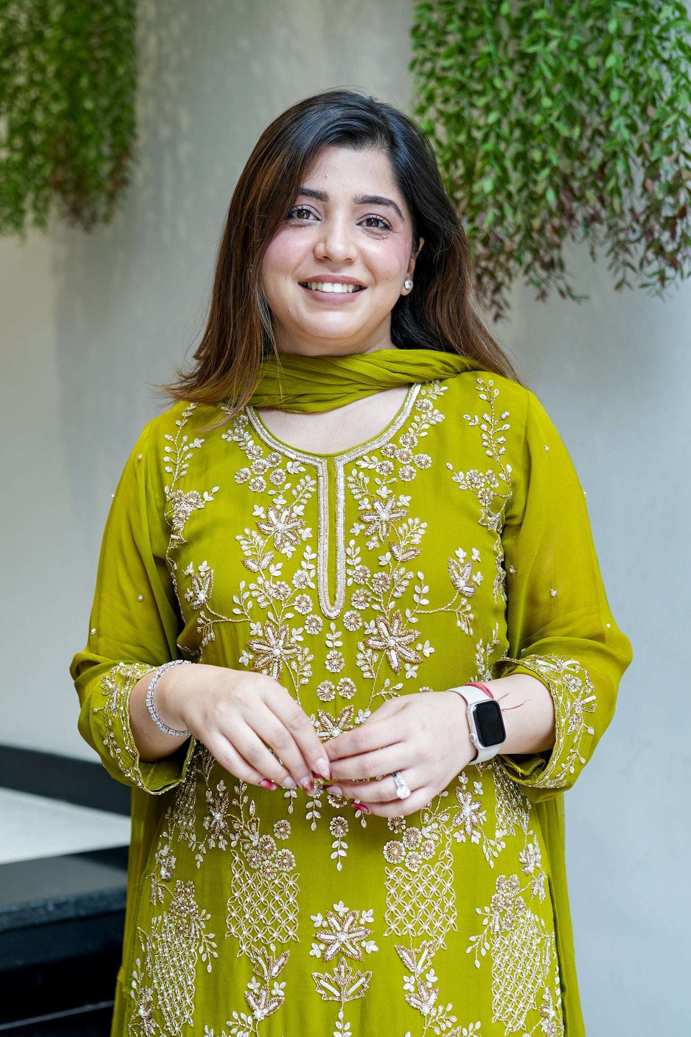 Farisa Hand Embroidered Sharara Set