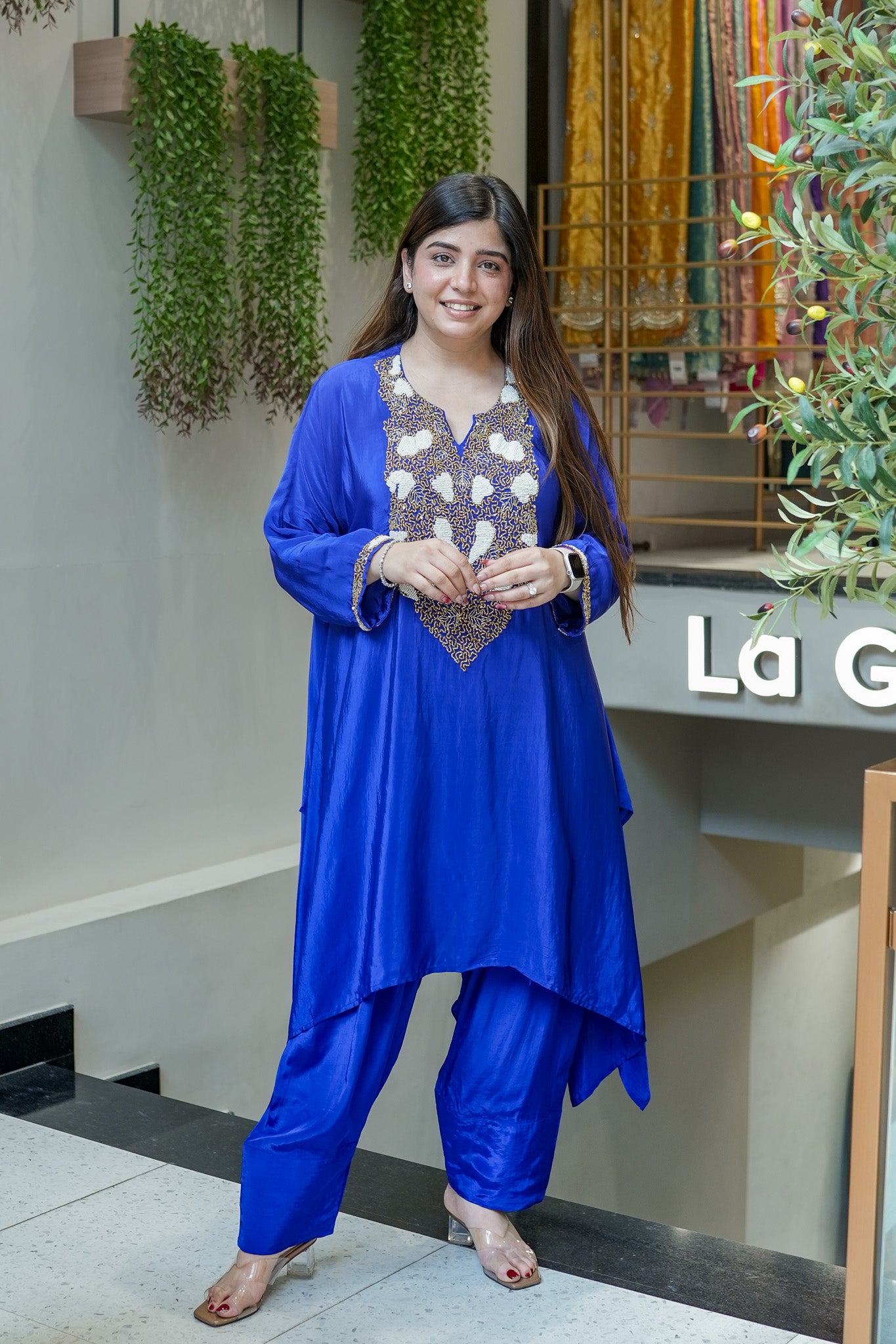 Doha Embroidered Co ord Set