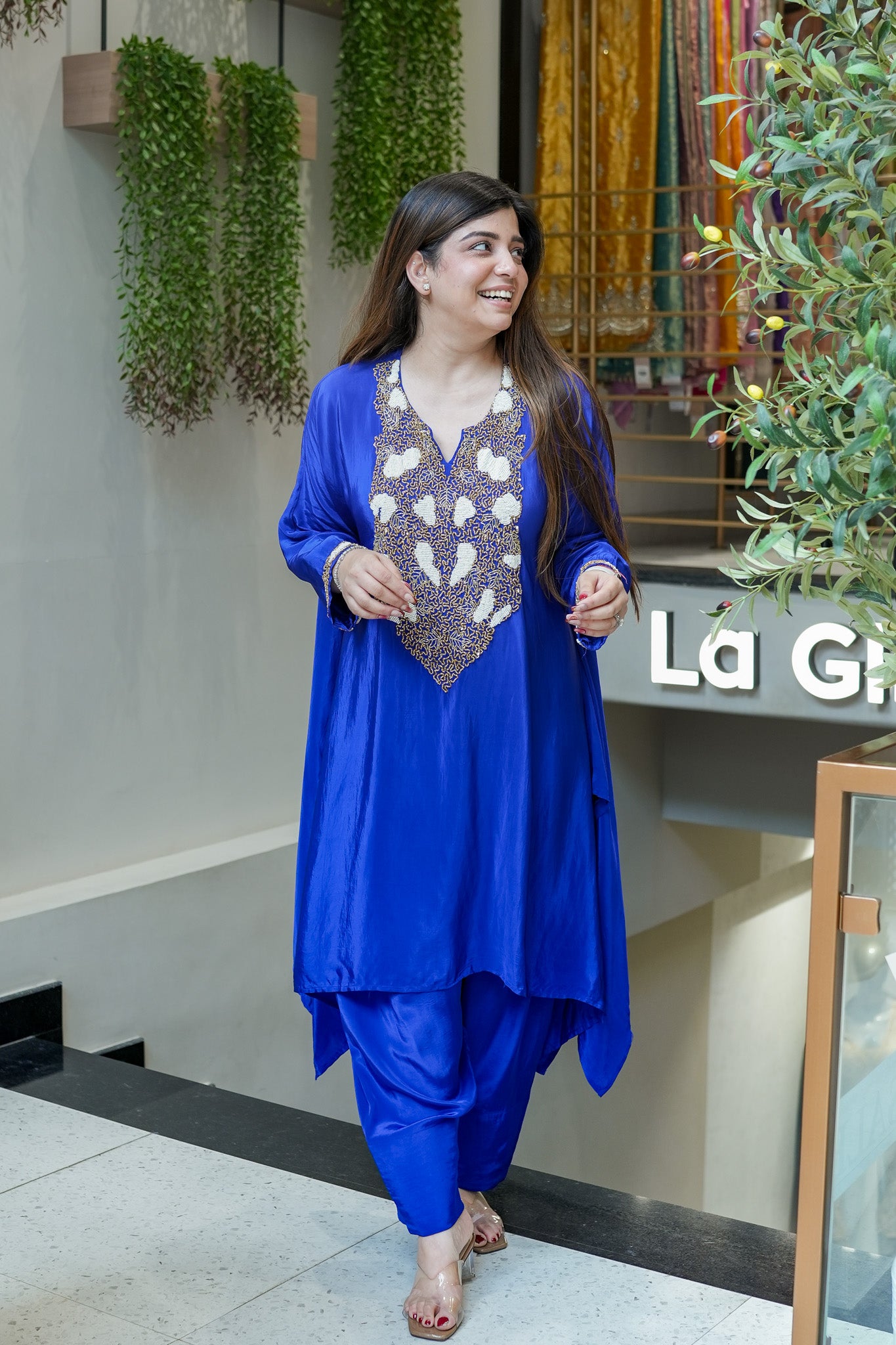 Doha Embroidered Co ord Set