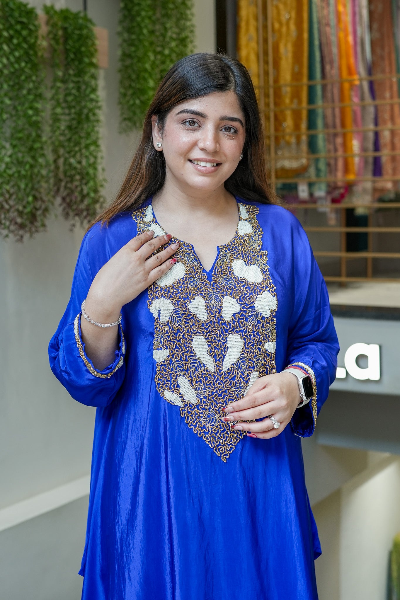 Doha Embroidered Co ord Set