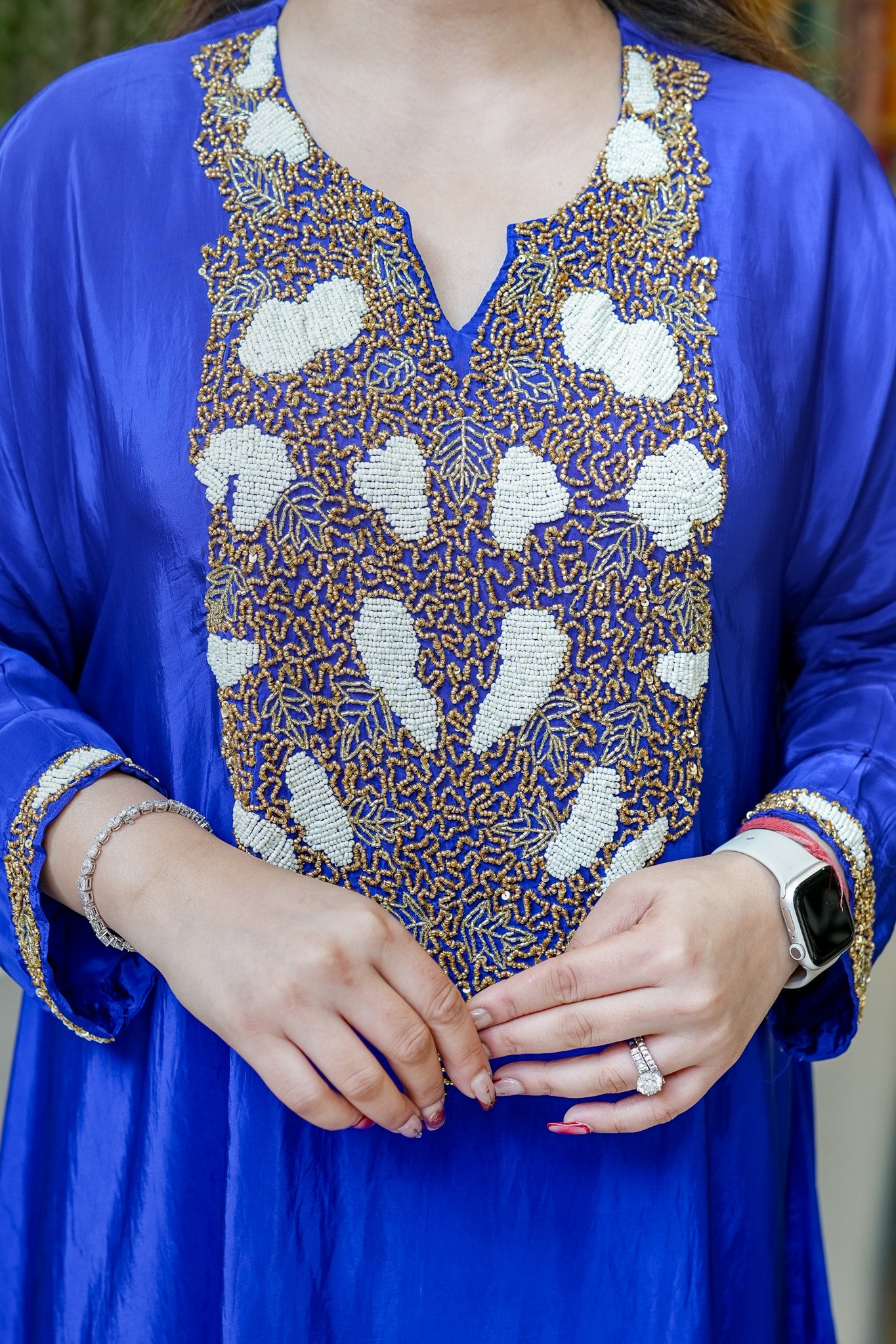 Doha Embroidered Co ord Set