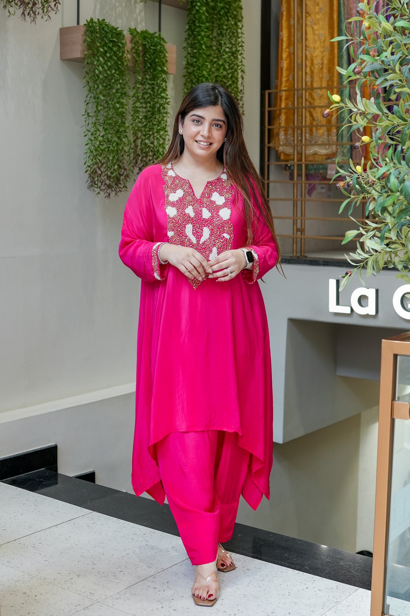 Doha Embroidered Co ord Set