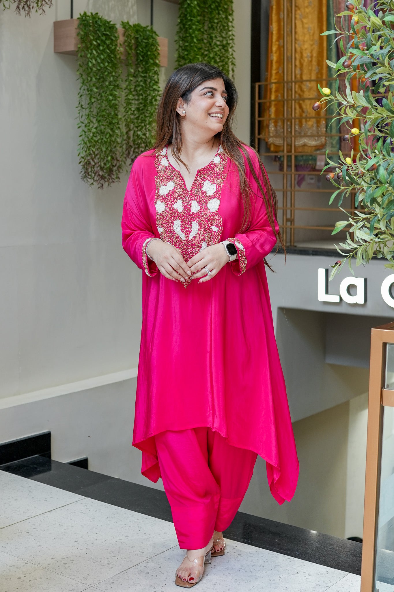 Doha Embroidered Co ord Set