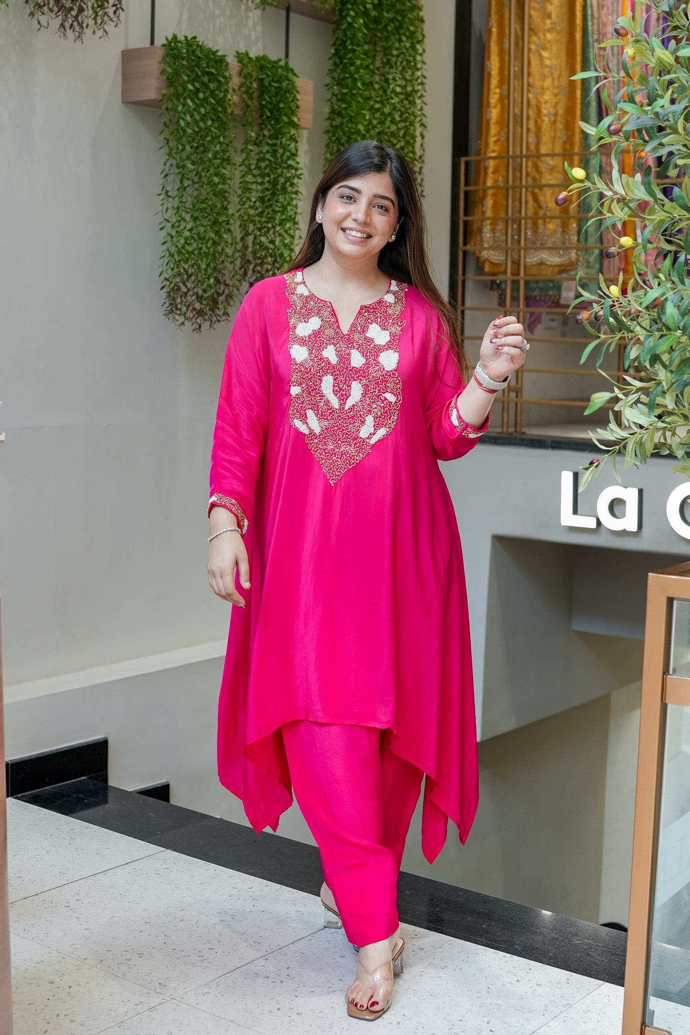 Doha Embroidered Co ord Set