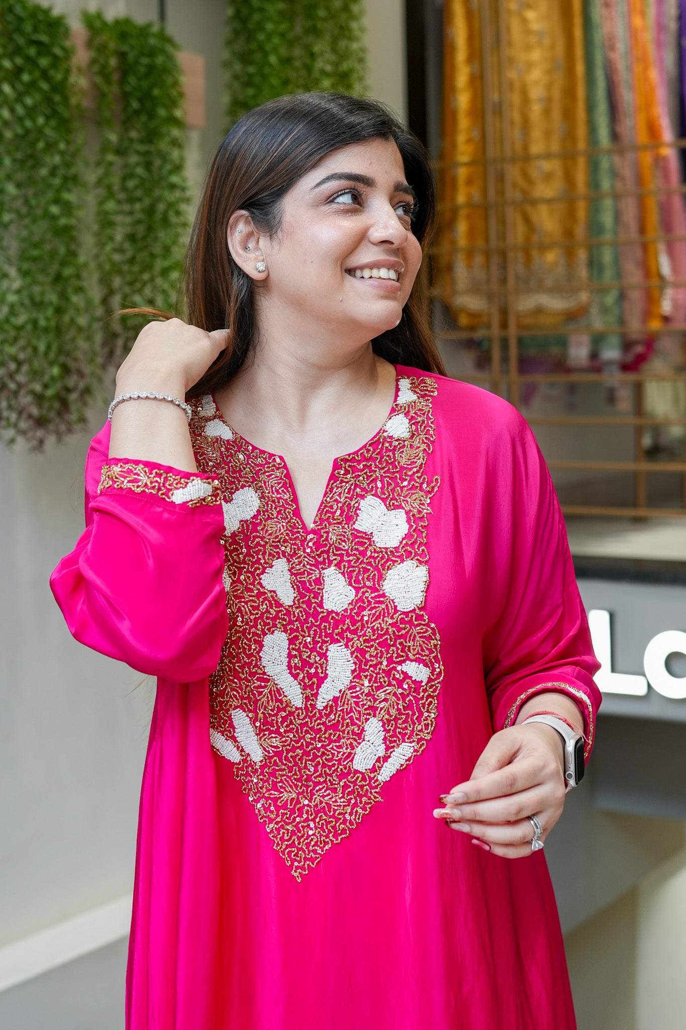 Doha Embroidered Co ord Set